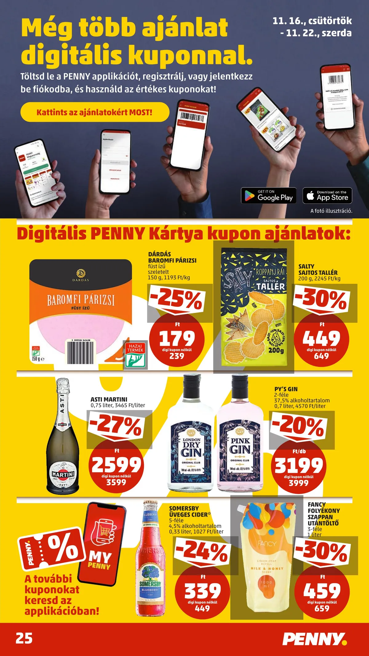 Penny akciós újság 11.16–11.22 – 29. oldal