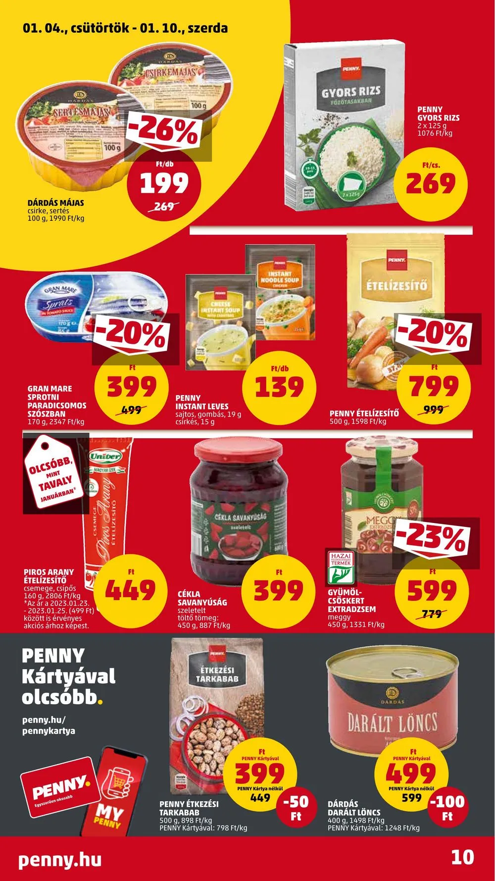 Penny akciós újság 01.04–01.10 – 14. oldal
