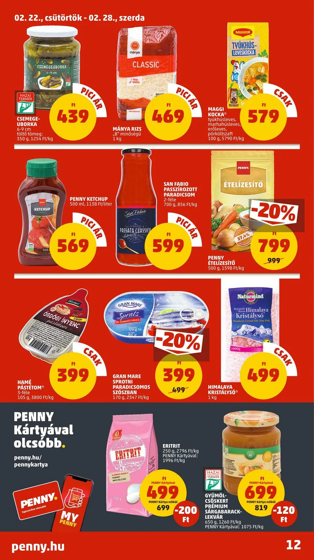 Penny akciós újság 02.22–02.28 – 16. oldal