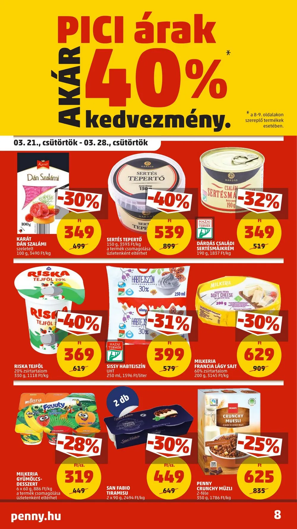 Penny akciós újság 03.21–03.28 – 10. oldal
