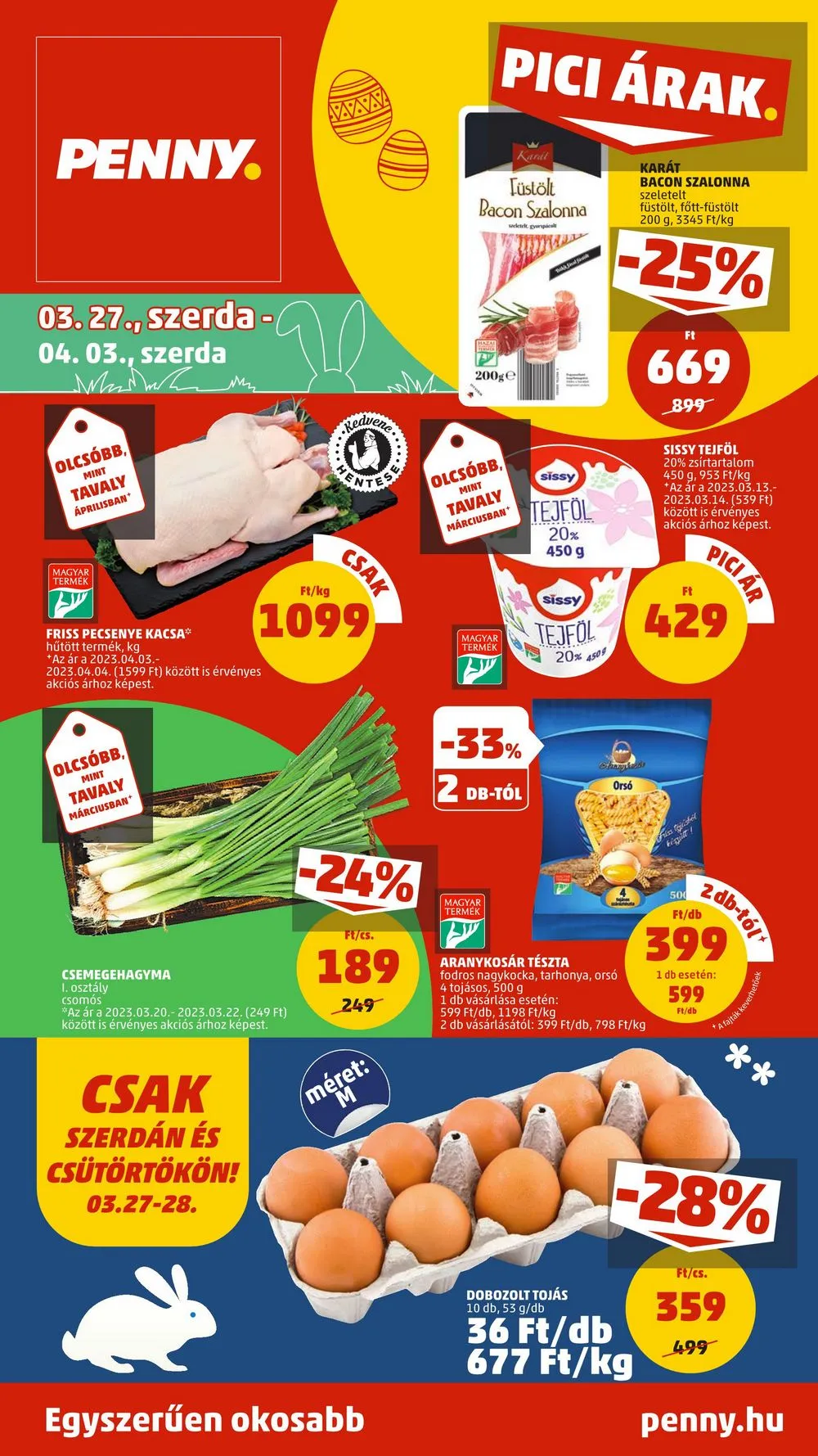 Penny akciós újság 03.27–04.03
