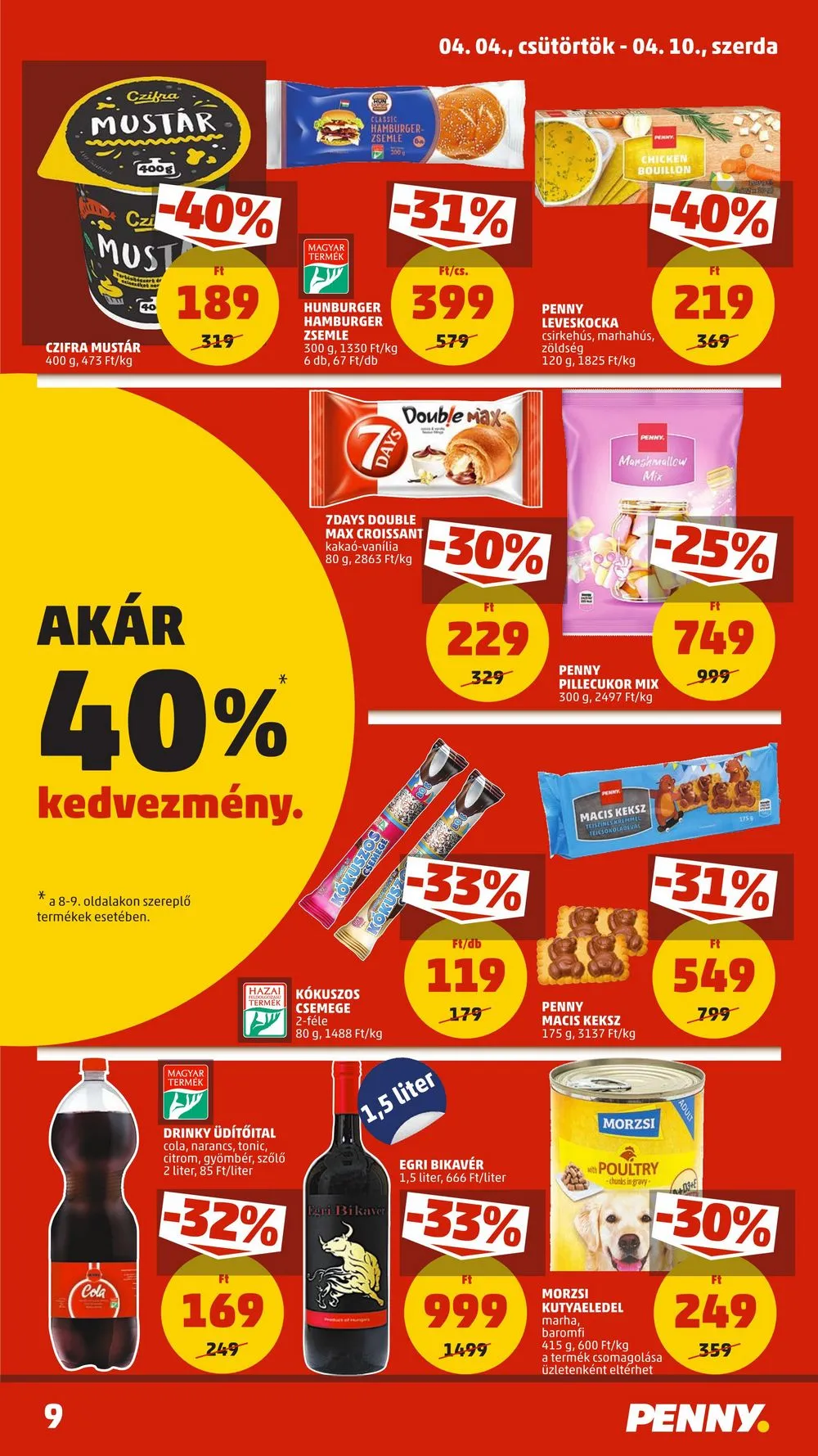 Penny akciós újság 04.04–04.10 – 11. oldal