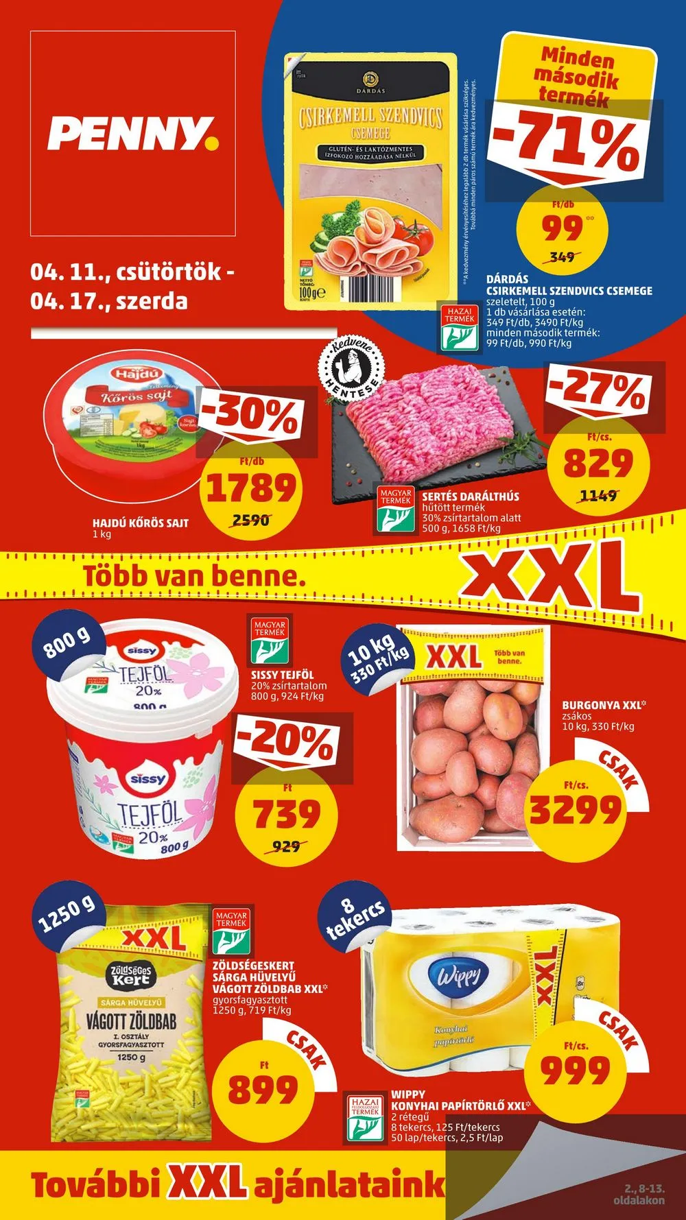 Penny akciós újság 04.11–04.17