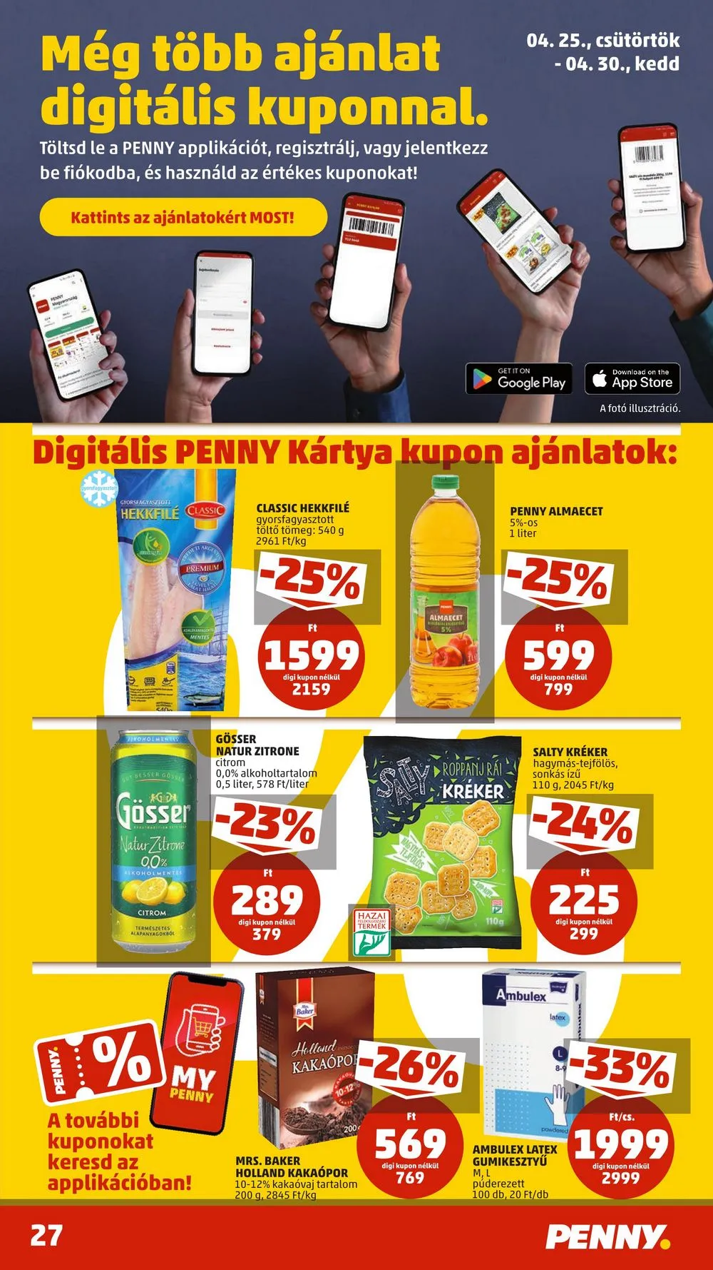 Penny akciós újság 04.25–04.30 – 31. oldal