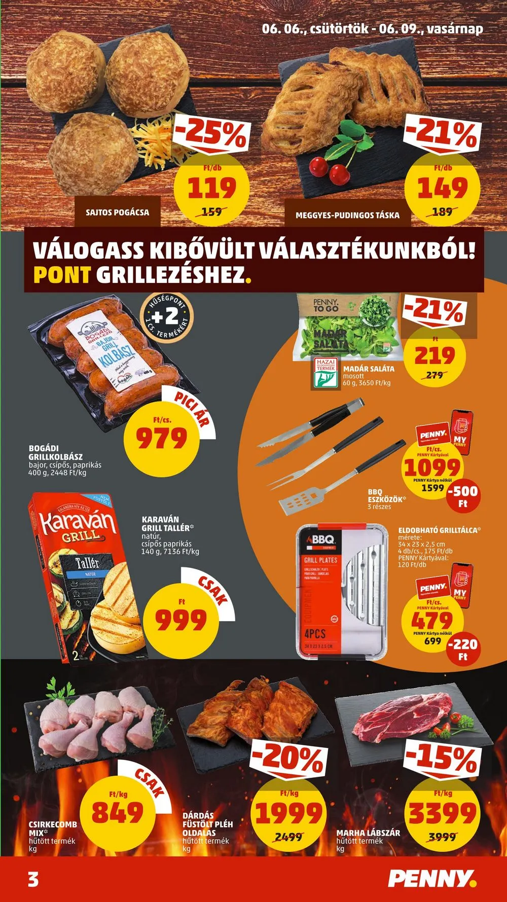 Penny akciós újság 06.06–06.12 – 3. oldal