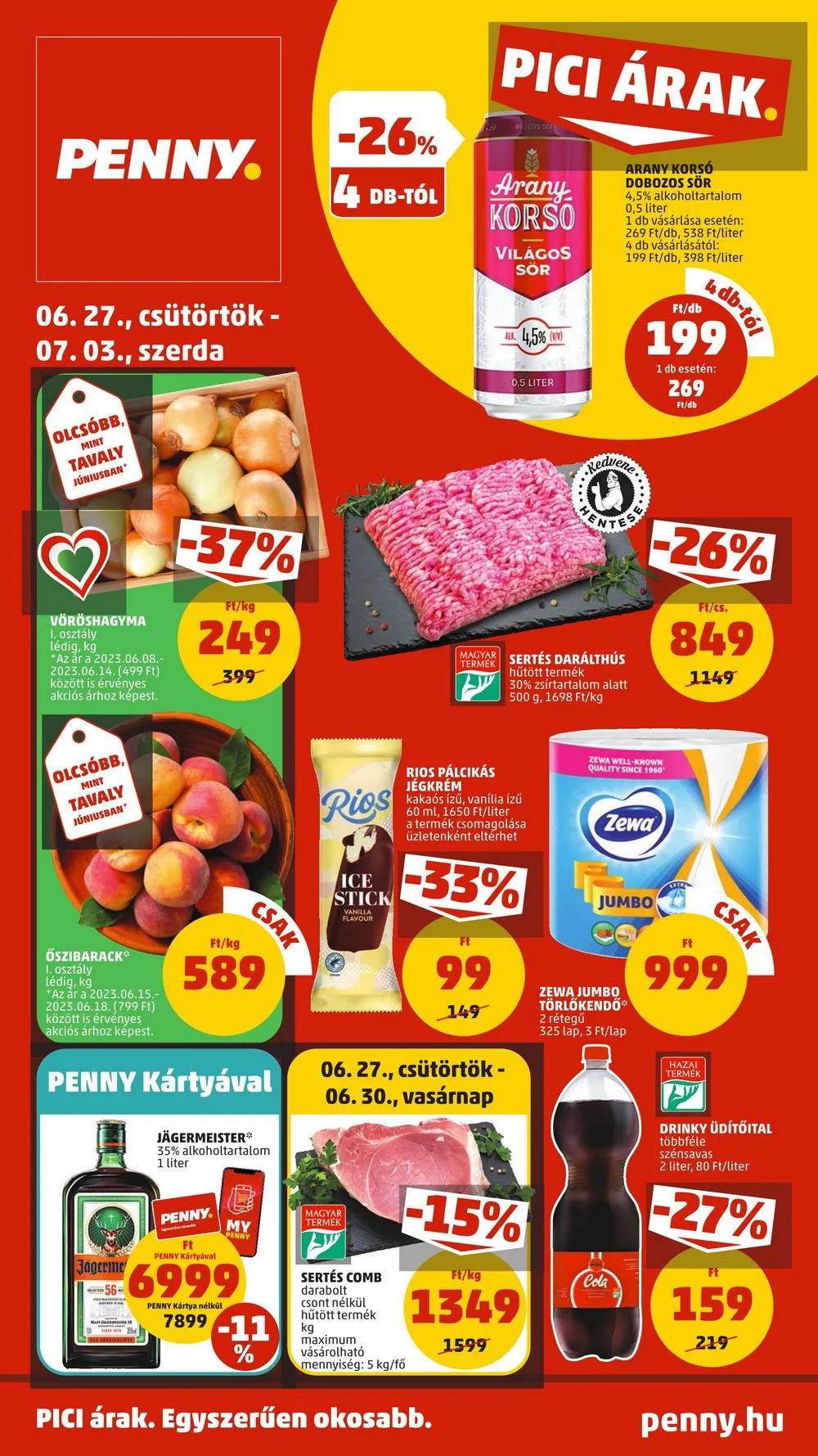 Penny akciós újság 06.27–07.03
