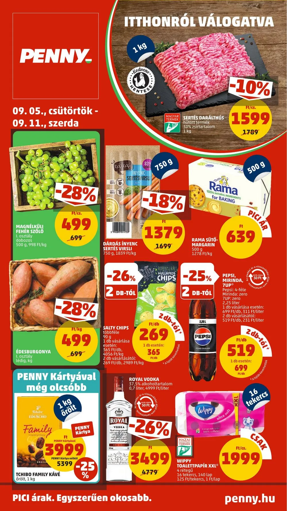 Penny akciós újság 09.05–09.11