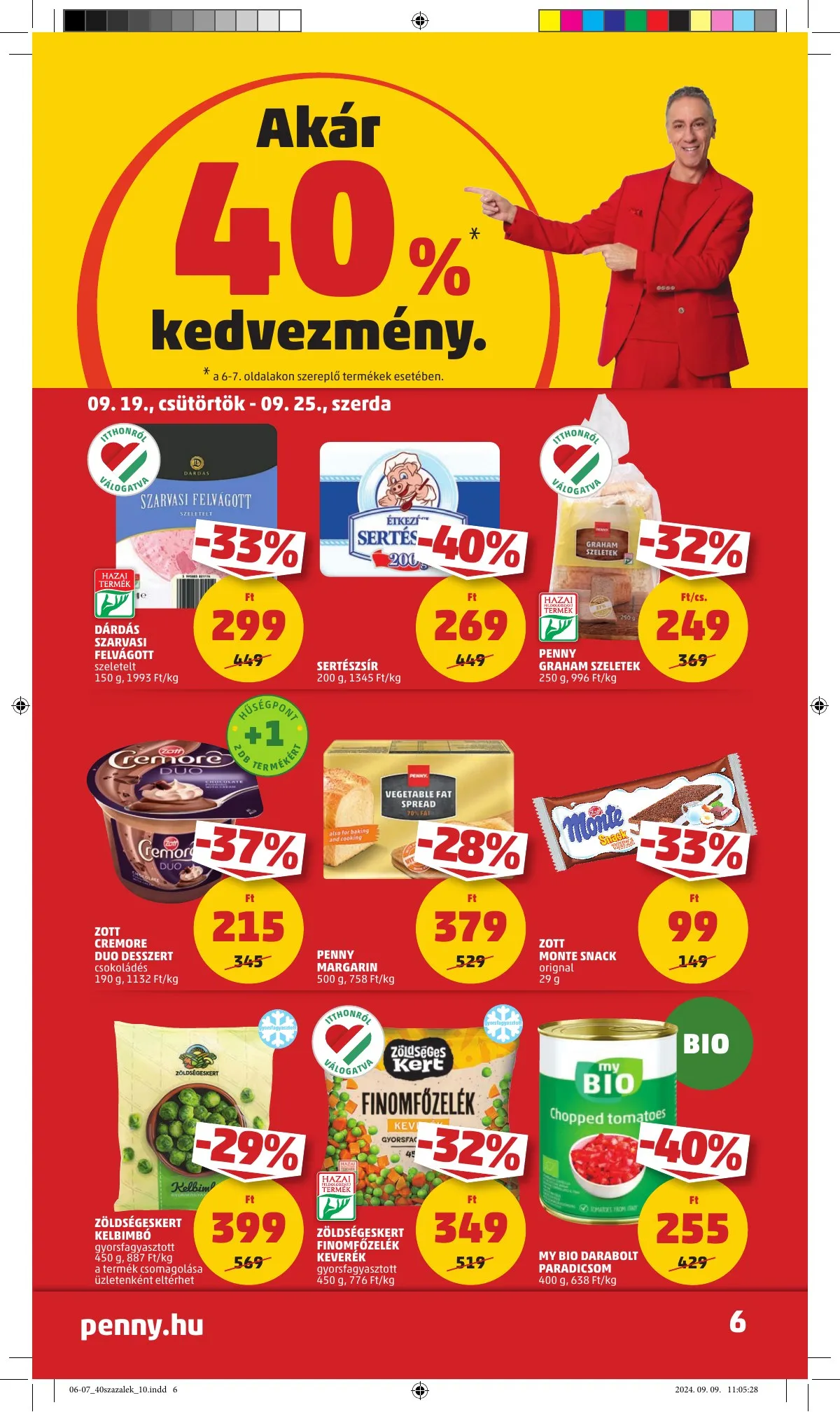 Penny akciós újság 09.19–09.25 – 6. oldal