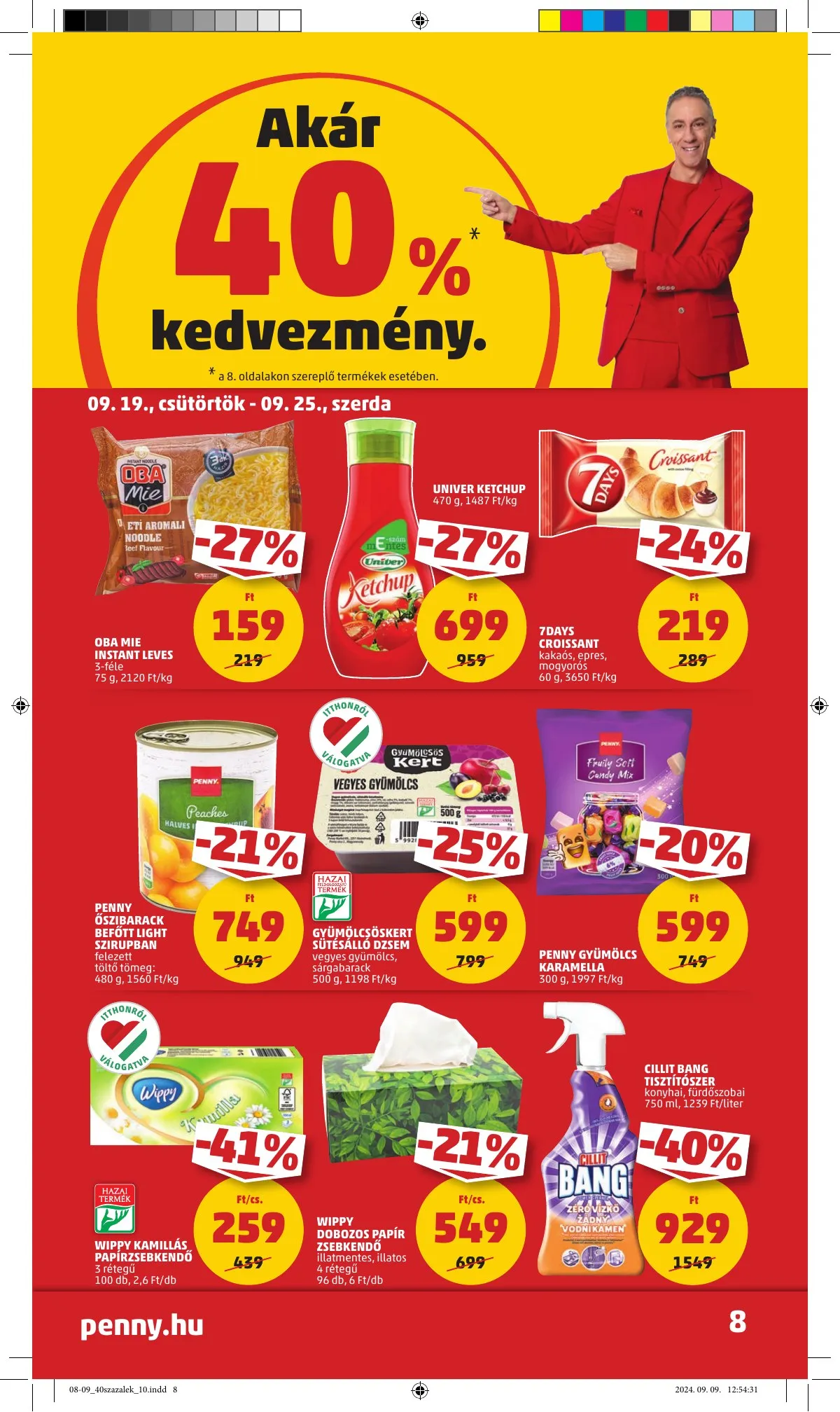 Penny akciós újság 09.19–09.25 – 8. oldal