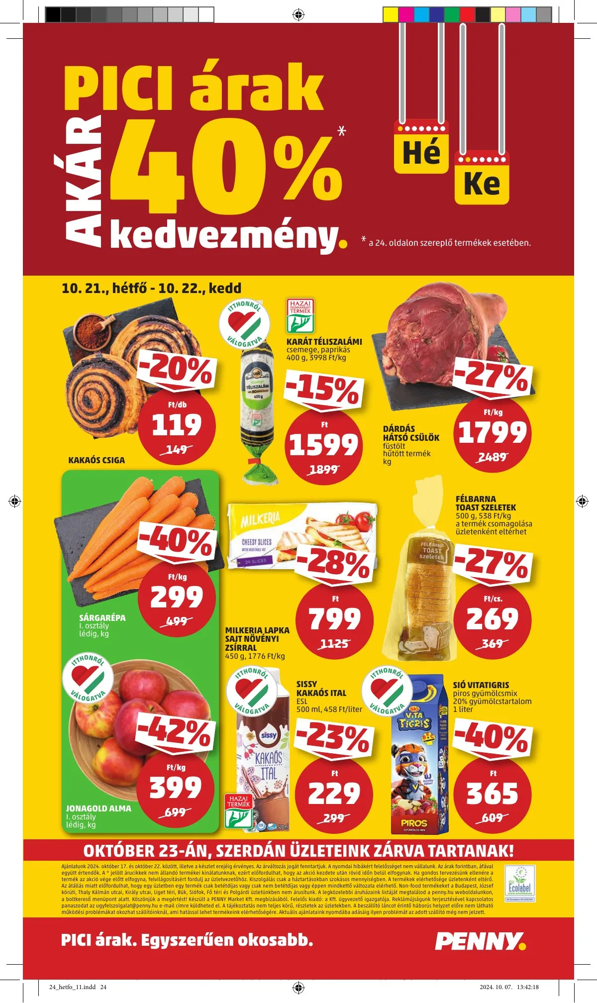 Penny akciós újság 10.17–10.22 – 28. oldal