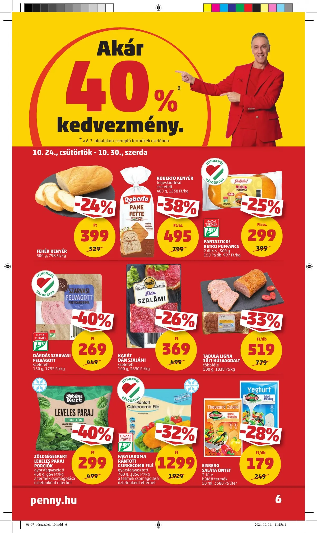 Penny akciós újság 10.24–10.30 – 8. oldal