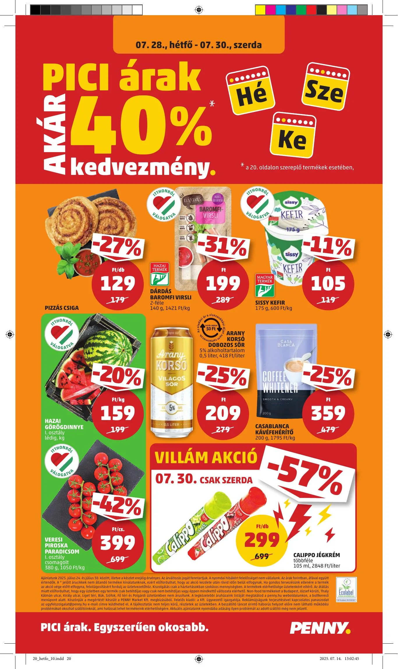 Penny akciós újság 07.24–07.30 – 24. oldal