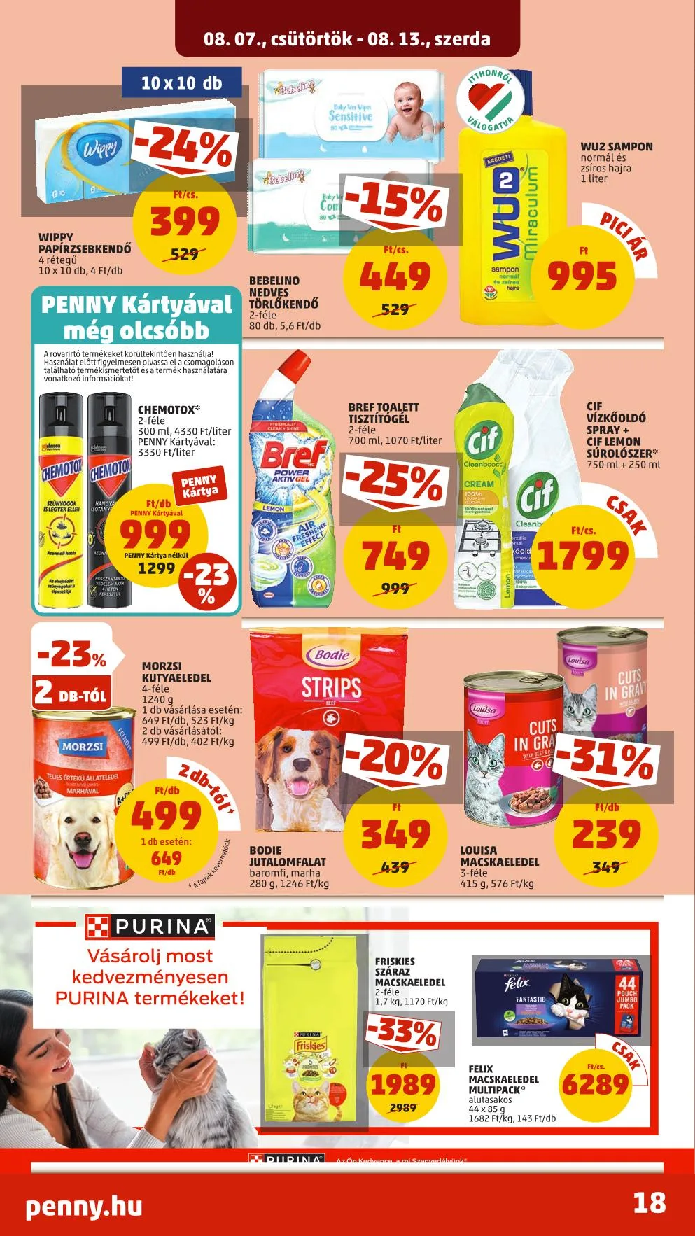 Penny akciós újság 08.07–08.13 – 15. oldal