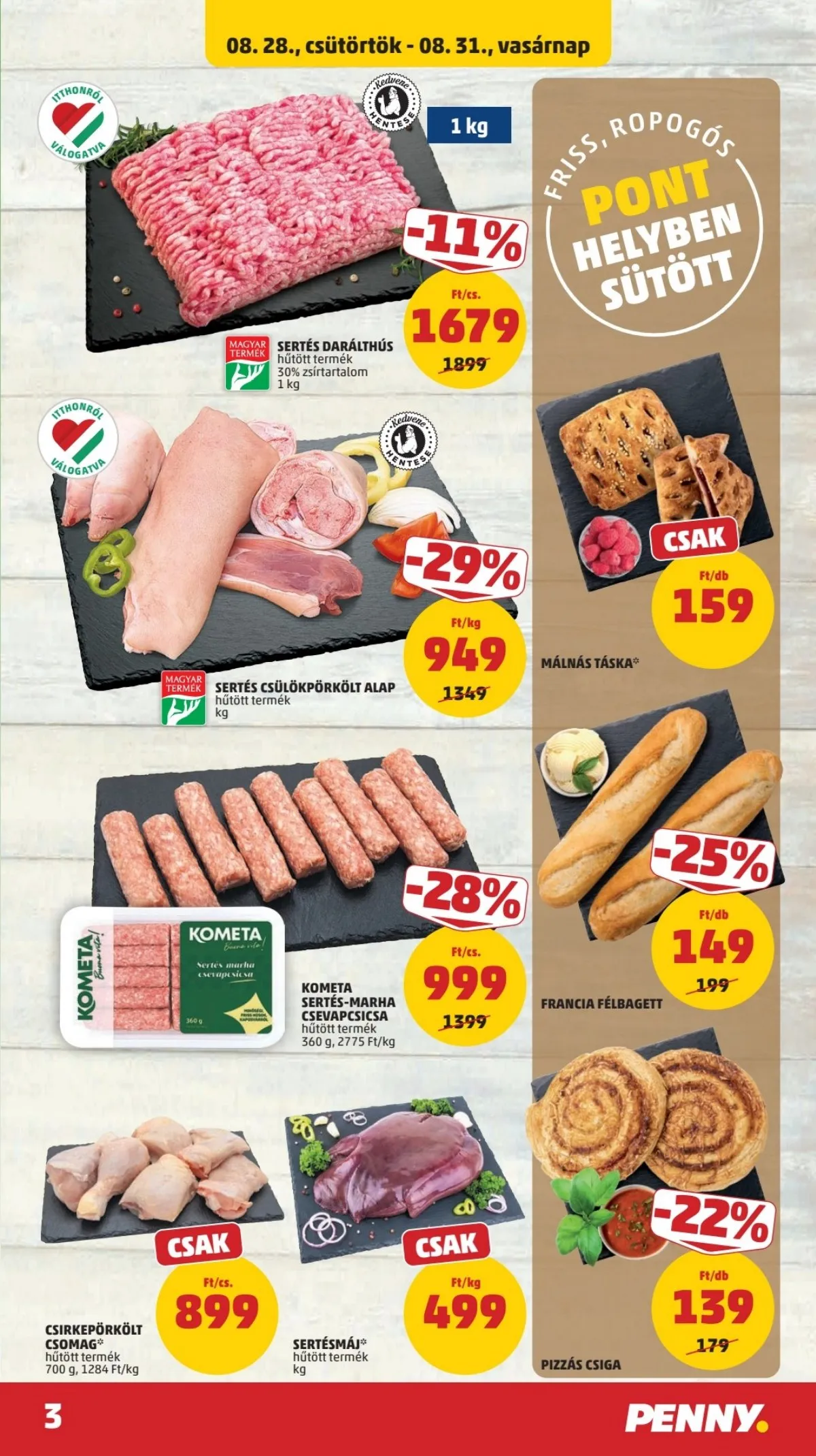 Penny akciós újság 08.28–09.03 – 3. oldal