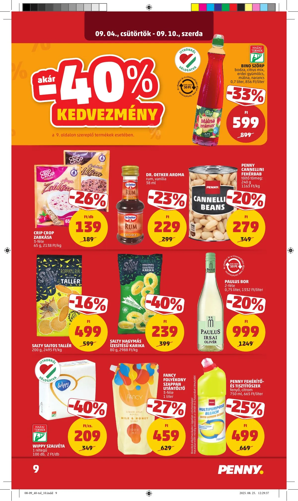 Penny akciós újság 09.04–09.10 – 13. oldal