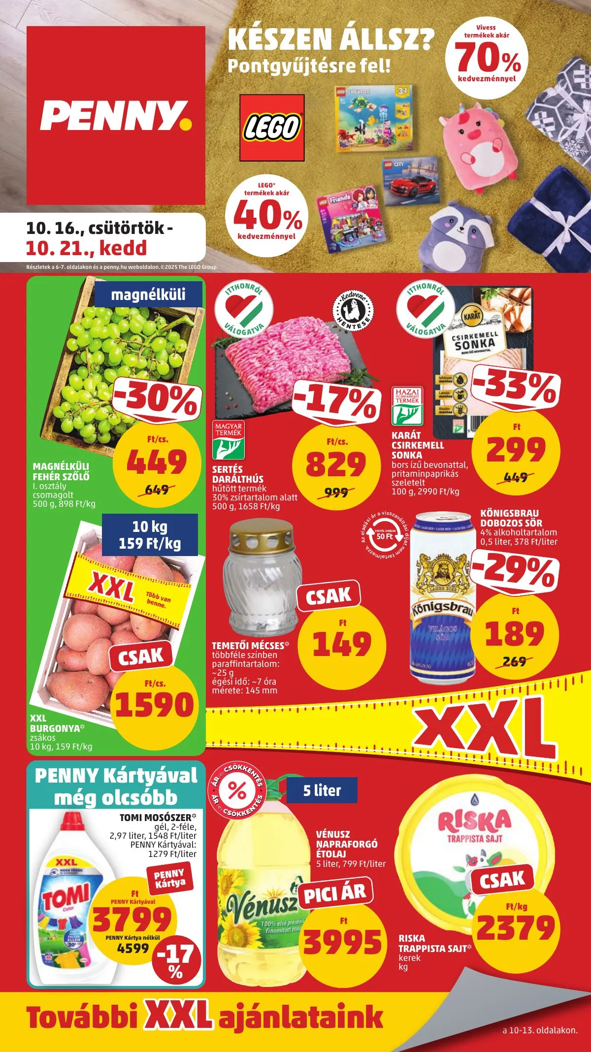 Penny akciós újság 10.16–10.21