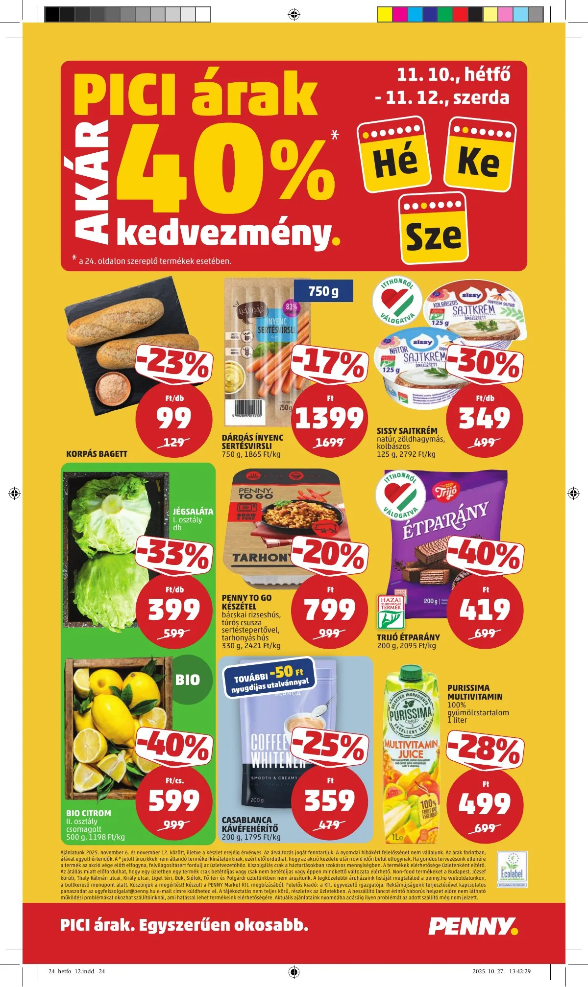 Penny akciós újság 11.06–11.12 – 28. oldal