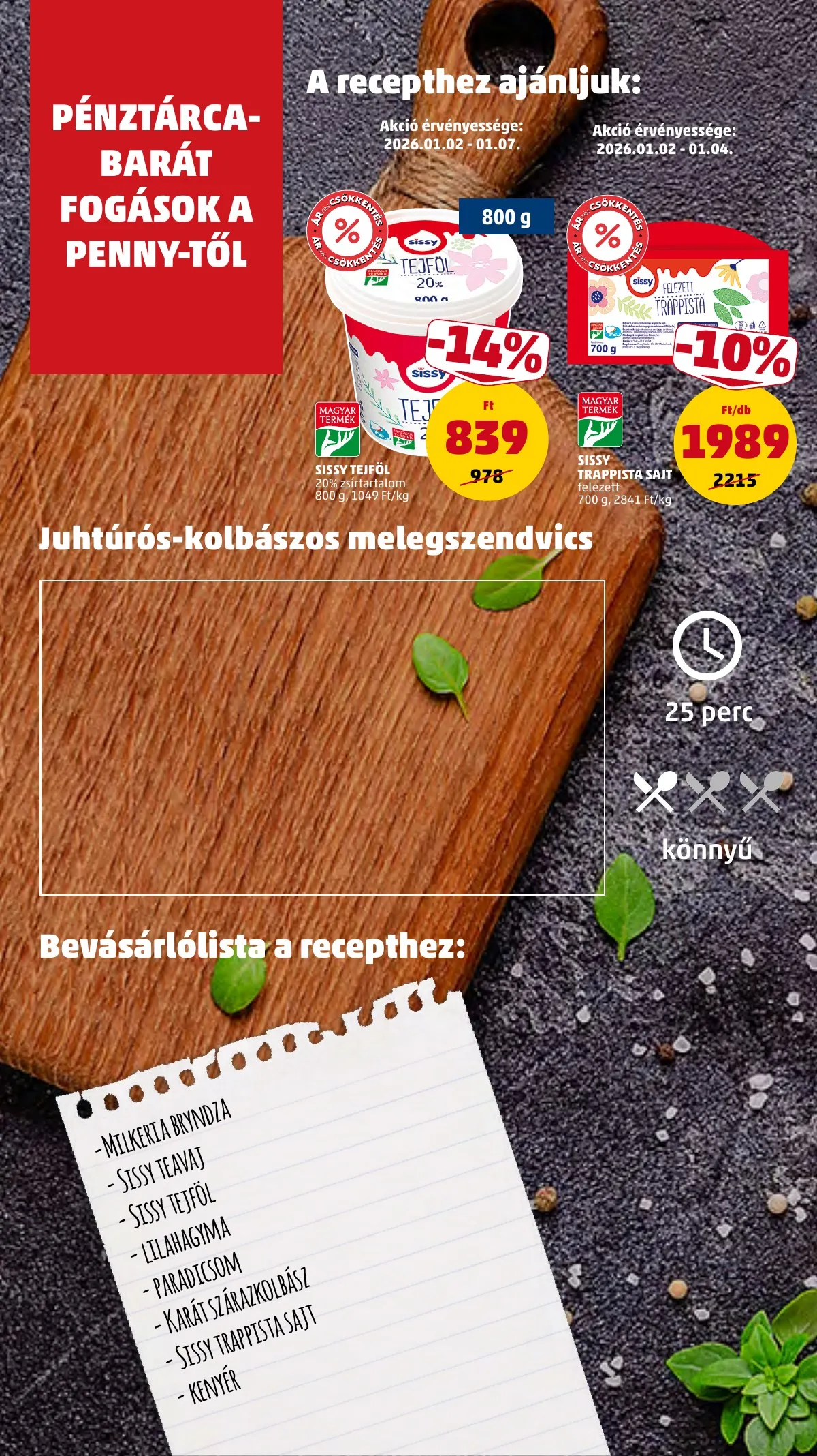 Penny akciós újság 01.02–01.07 – 8. oldal