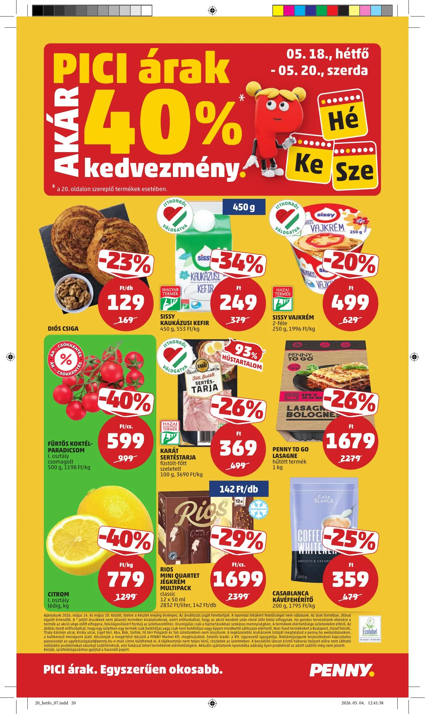Penny akciós újság 05.14–05.20 – 24. oldal