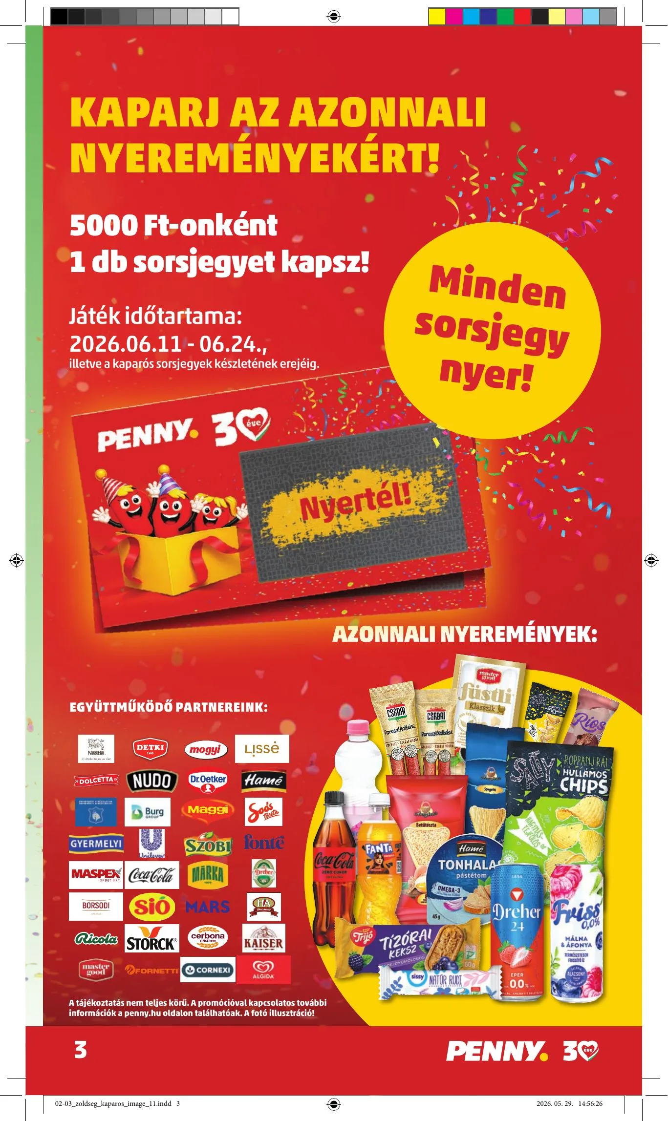 Penny akciós újság 06.11–06.17 – 3. oldal