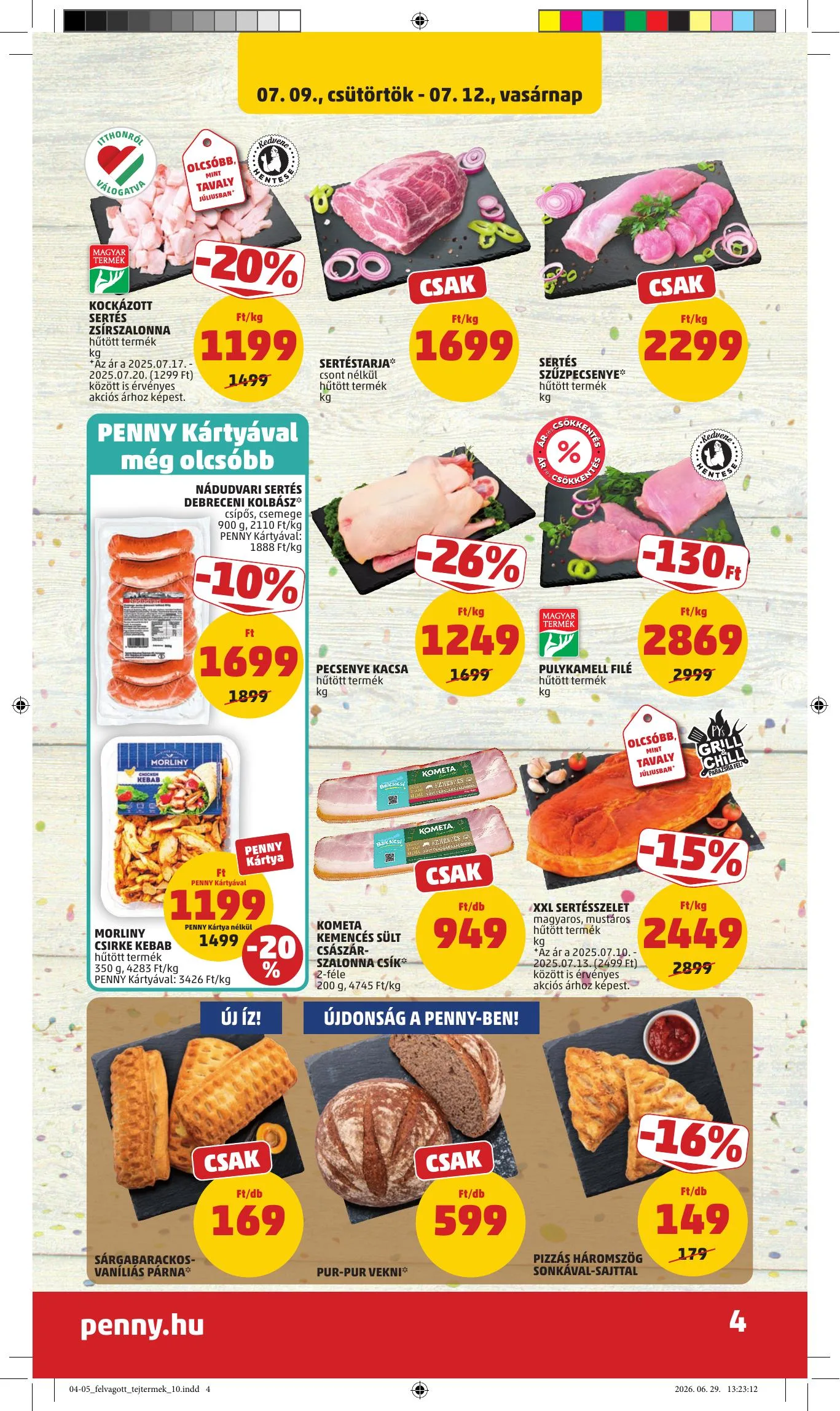 Penny akciós újság 07.09–07.15 – 6. oldal
