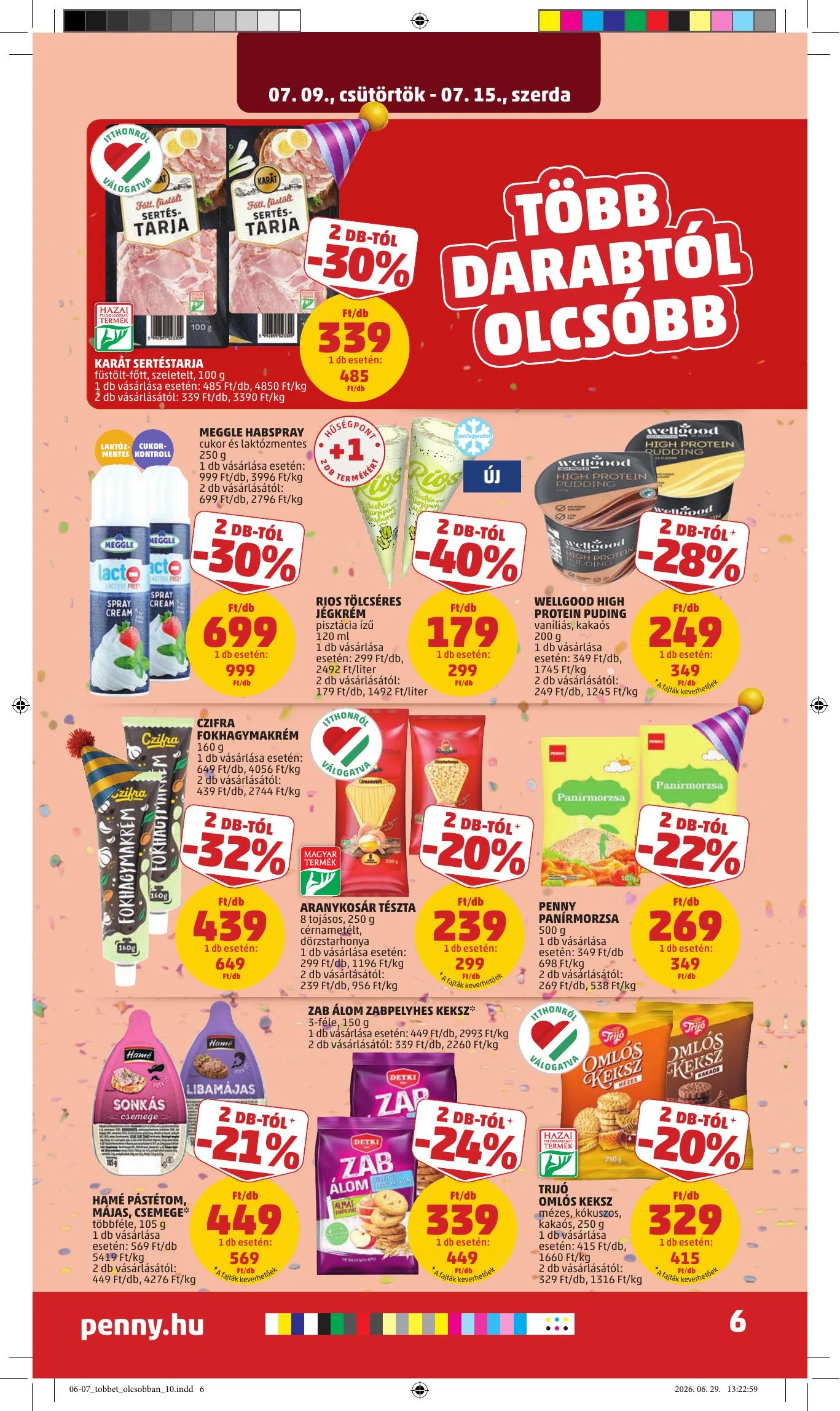 Penny akciós újság 07.09–07.15 – 8. oldal