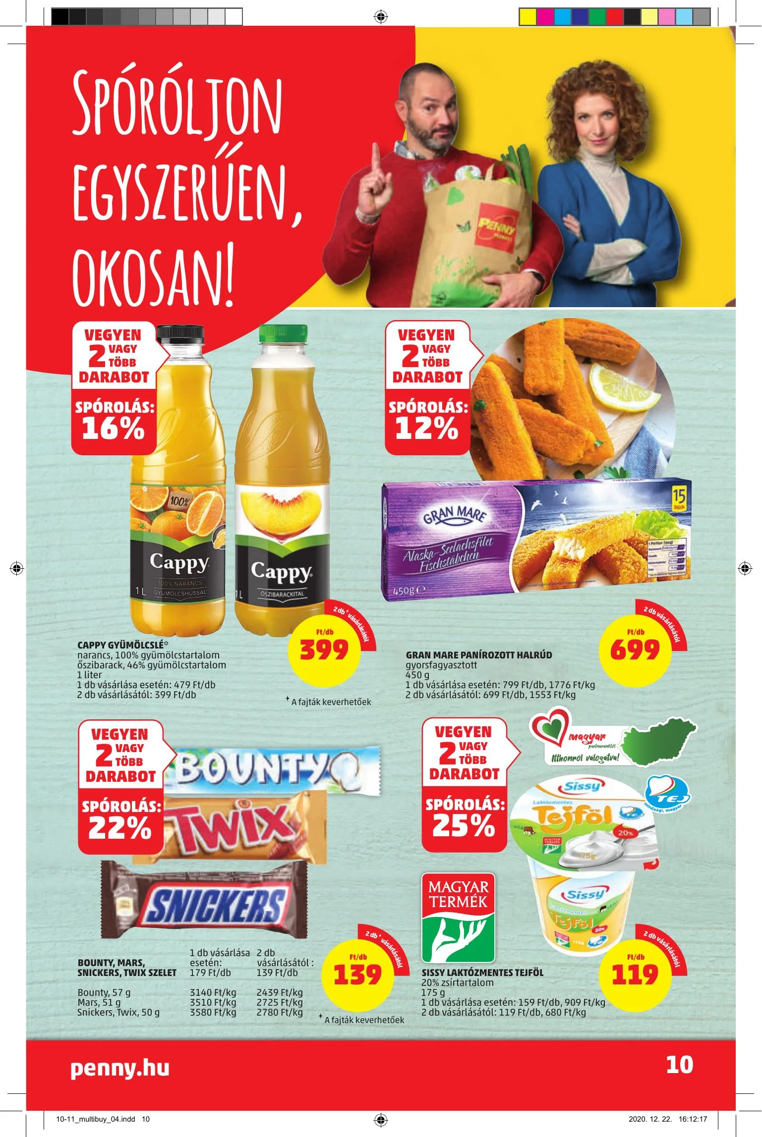 Penny akciós újság Market 01.07–01.13 – 10. oldal