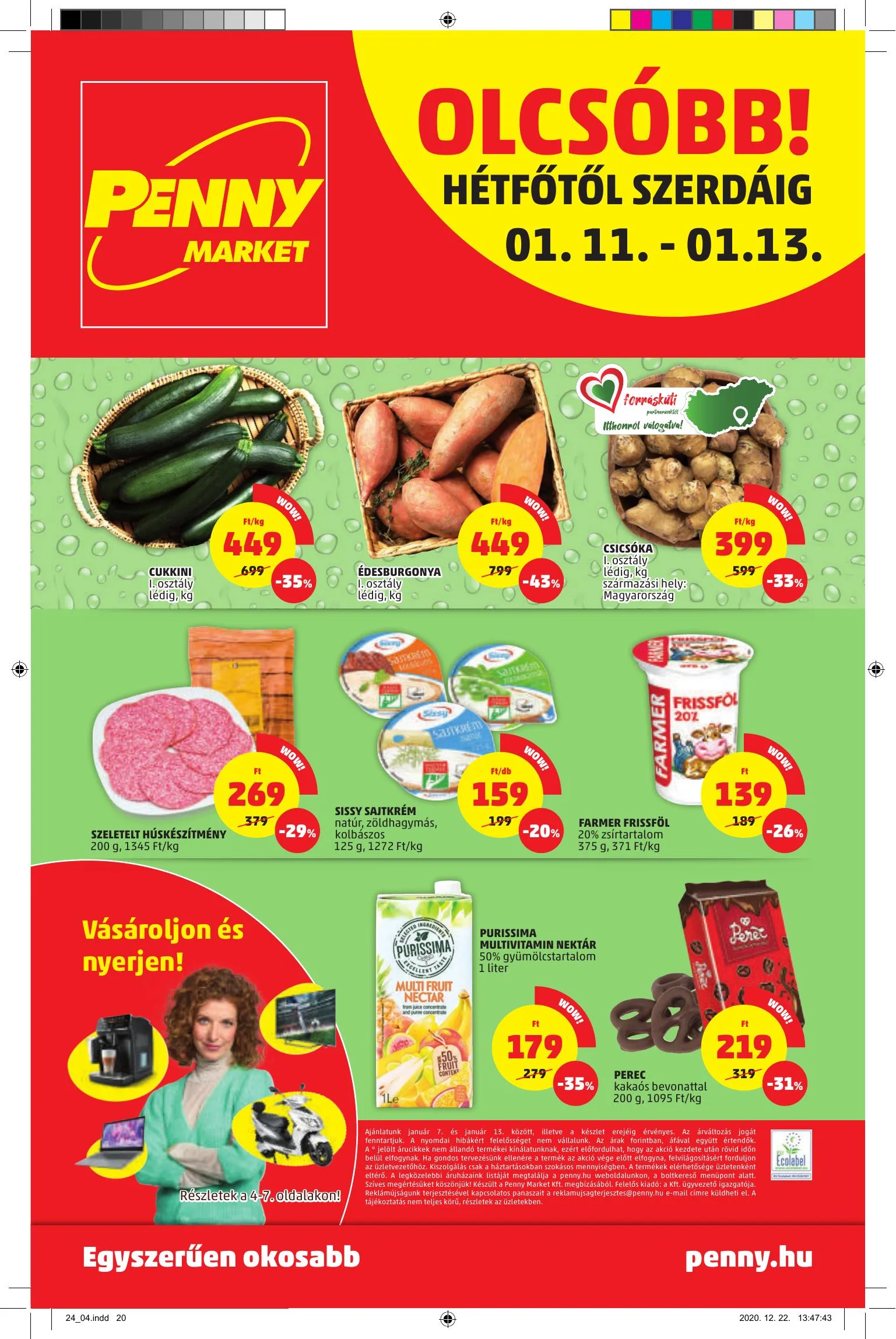 Penny akciós újság Market 01.07–01.13 – 24. oldal