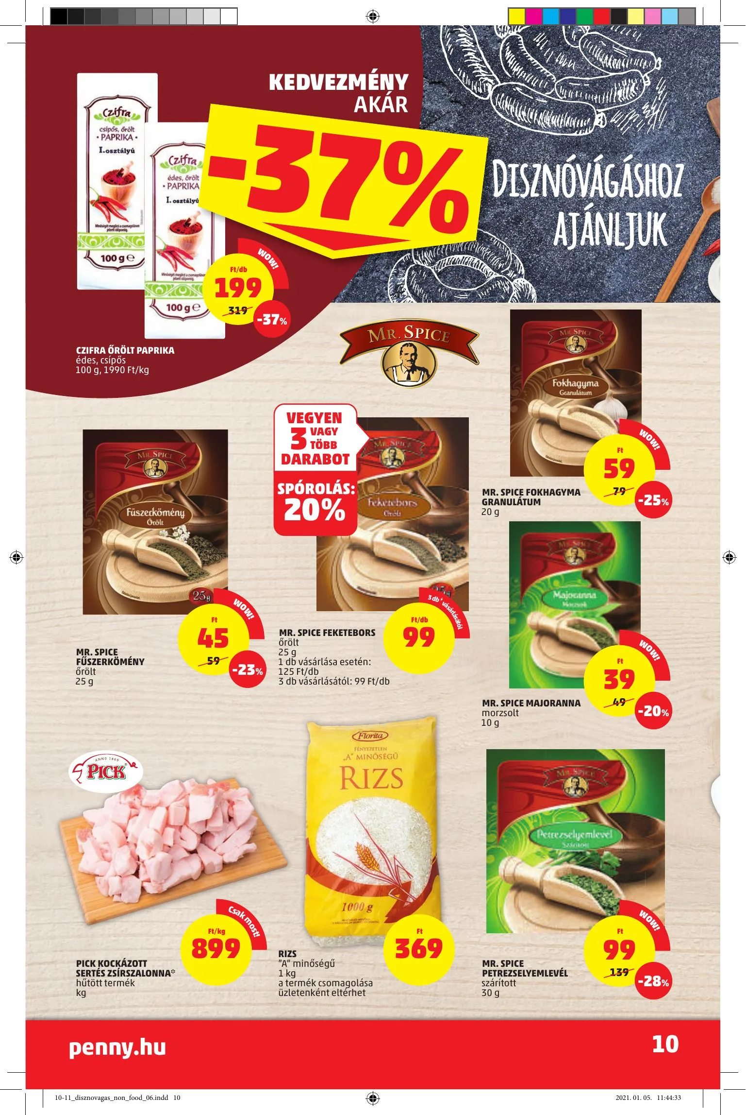 Penny akciós újság Market 01.14–01.20 – 10. oldal