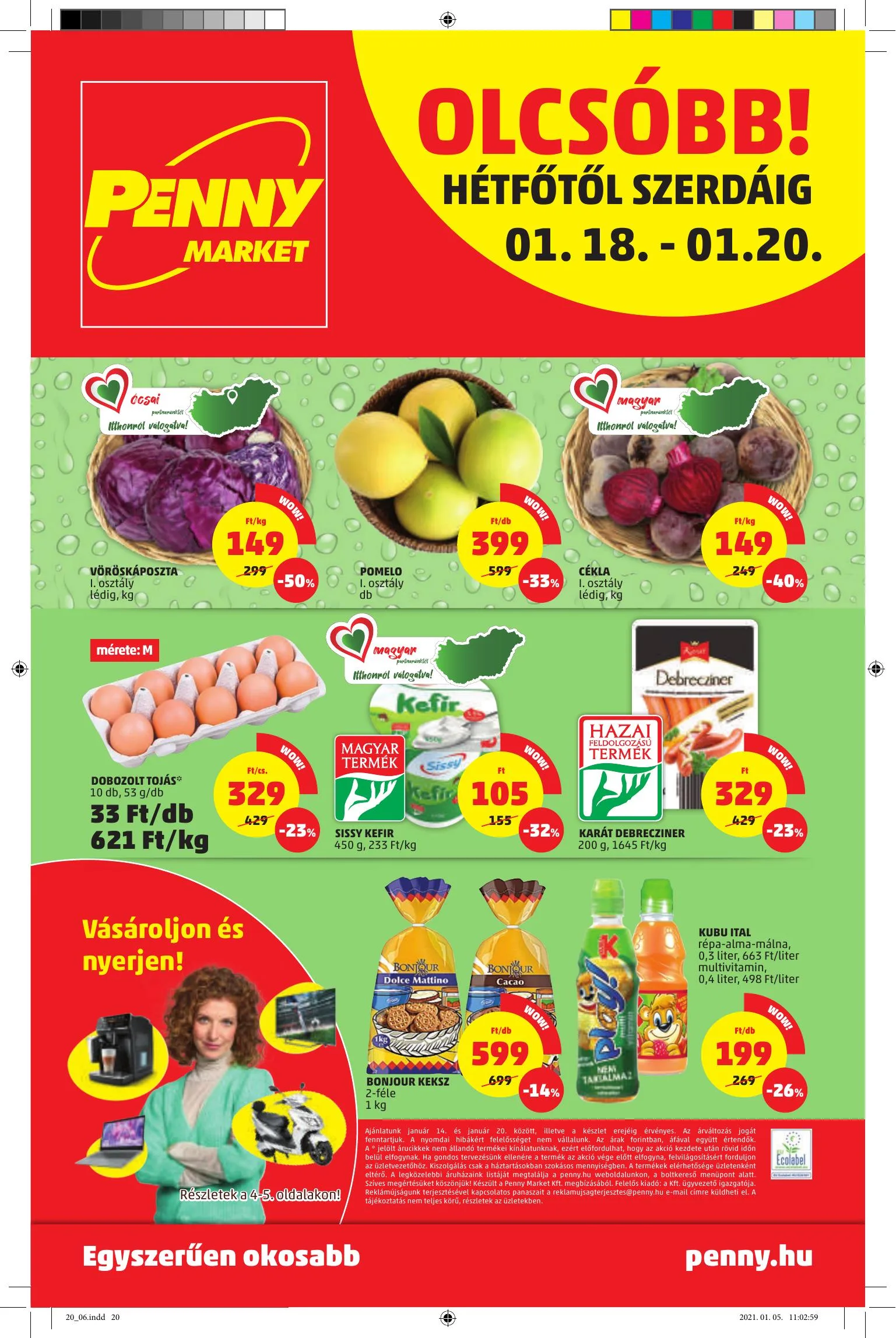 Penny akciós újság Market 01.14–01.20 – 20. oldal