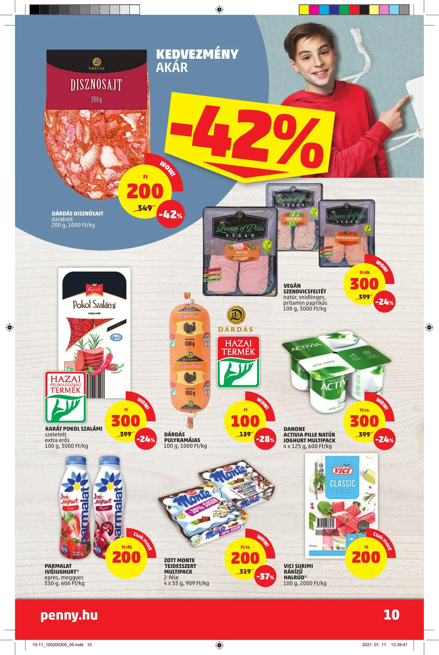 Penny akciós újság Market 01.21–01.27 – 10. oldal