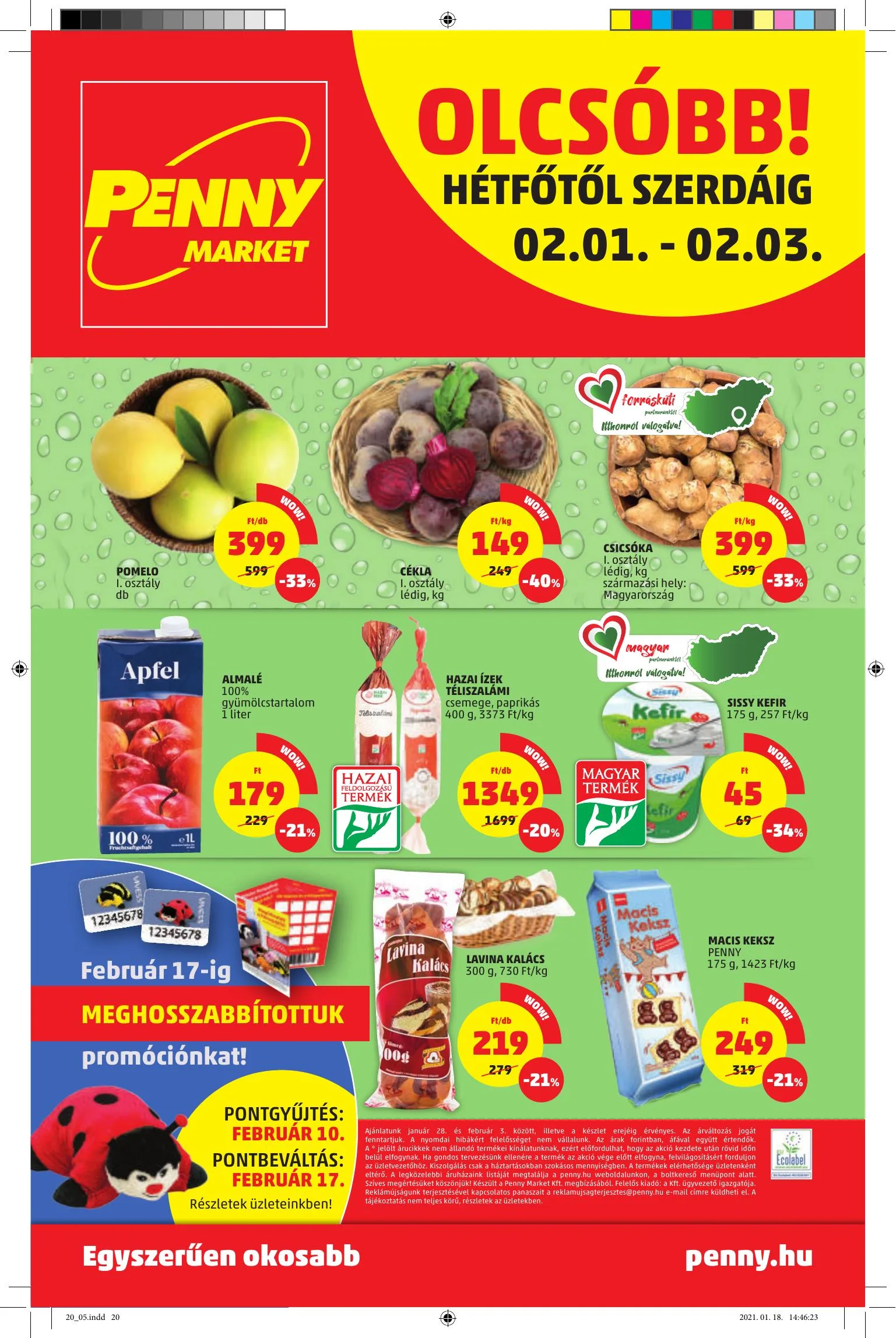 Penny akciós újság Market 01.28–02.03 – 20. oldal