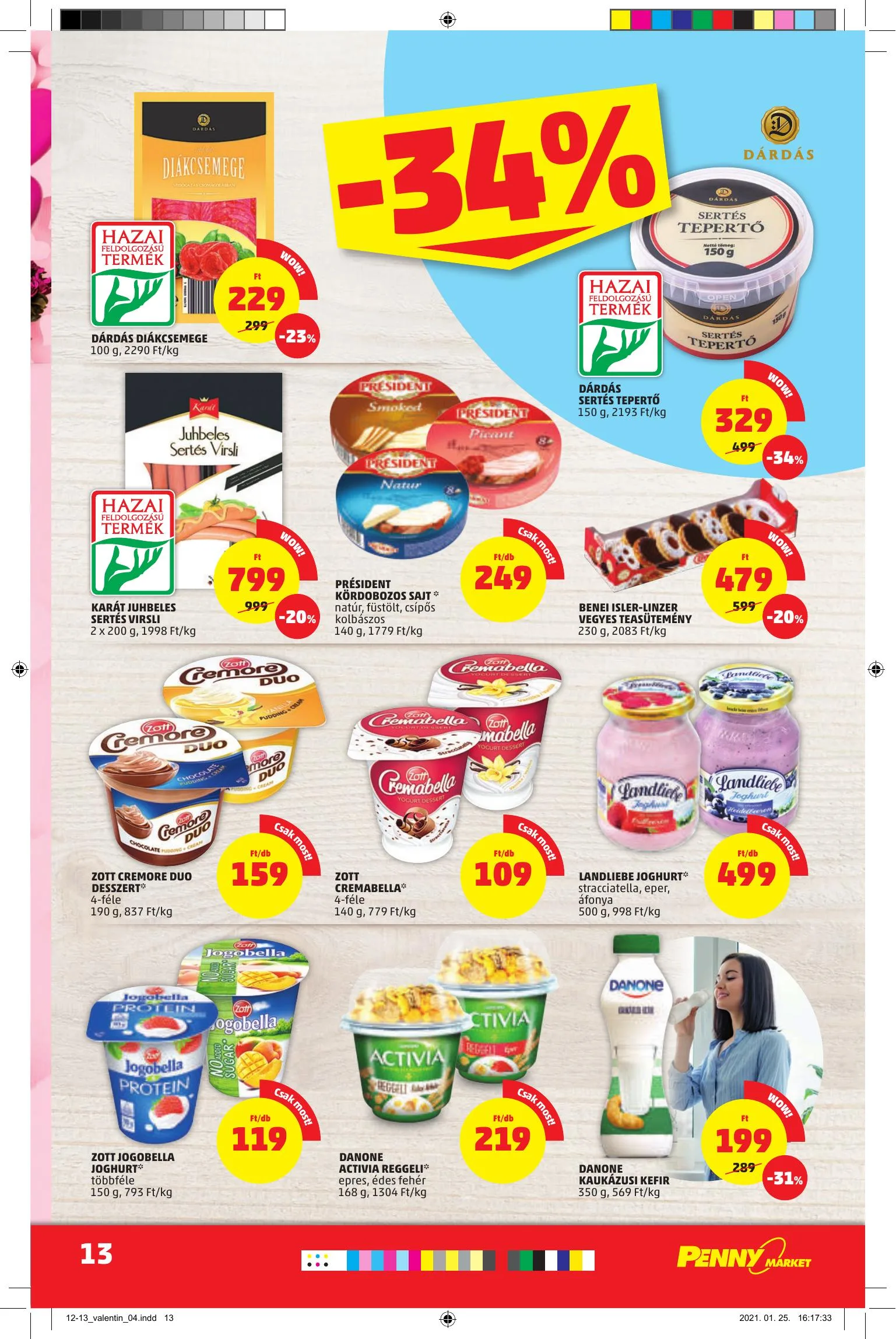 Penny akciós újság Market 02.04–02.10 – 13. oldal