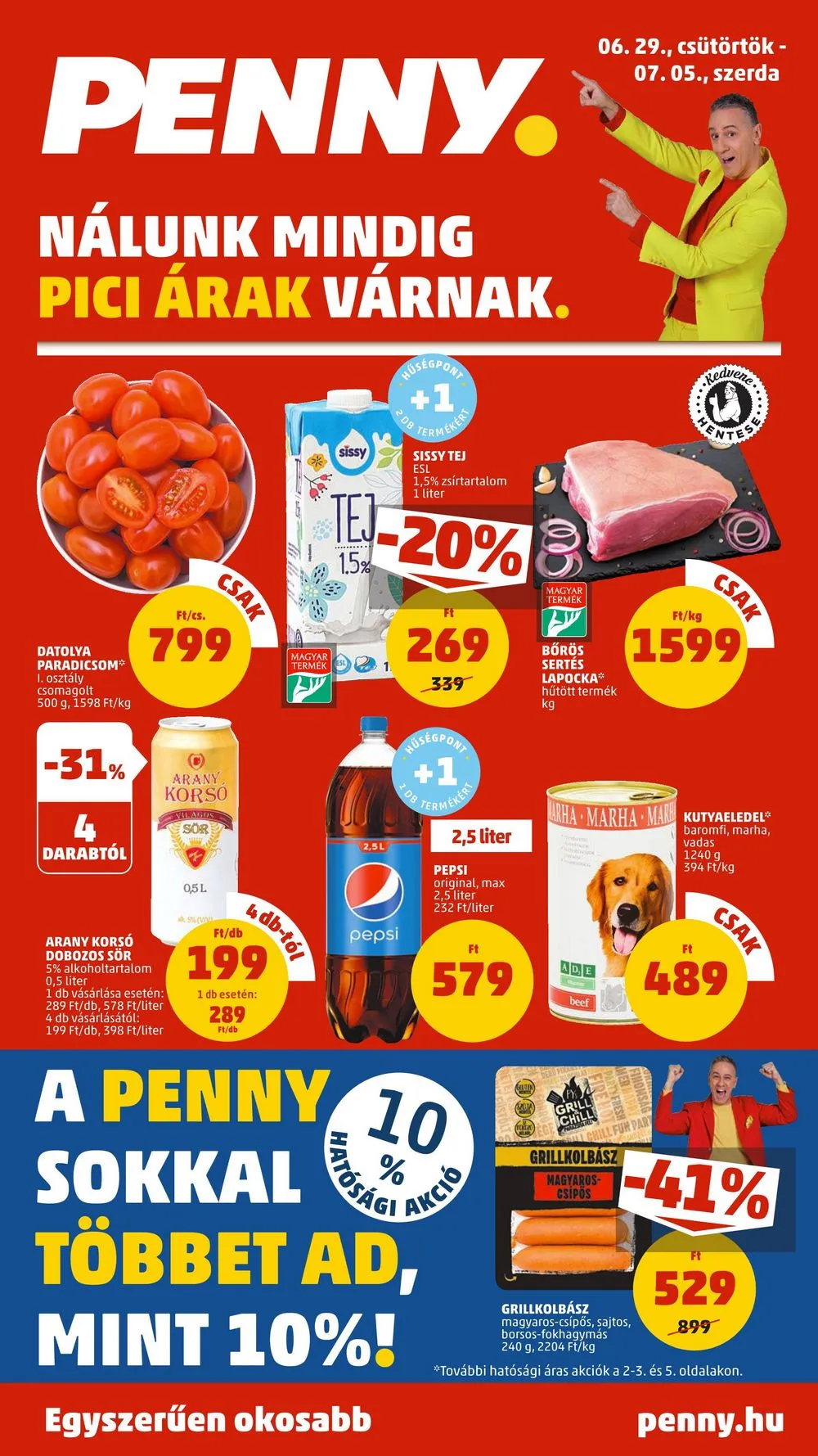 Penny akciós újság Market 06.29–07.05