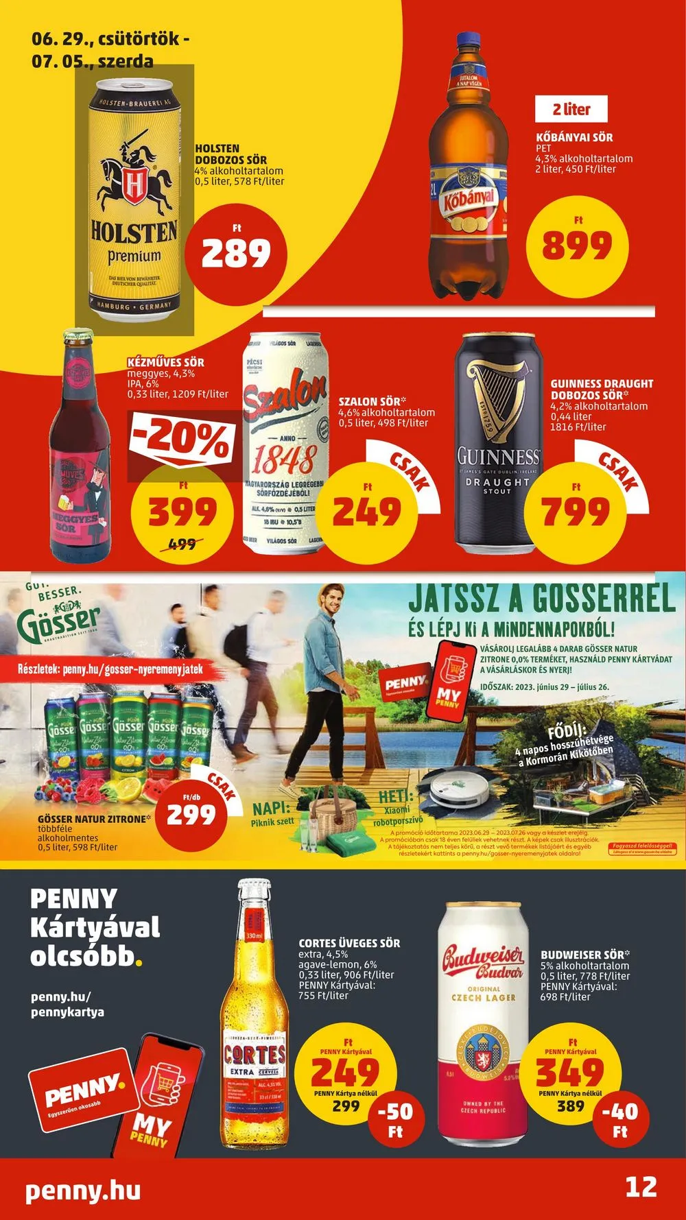 Penny akciós újság Market 06.29–07.05 – 16. oldal