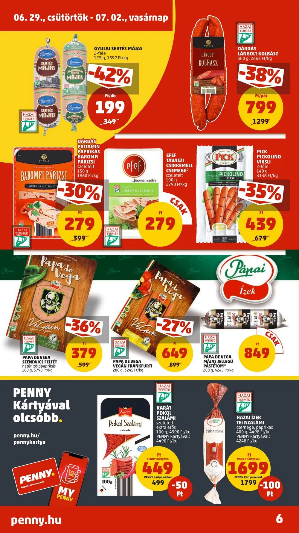 Penny akciós újság Market 06.29–07.05 – 8. oldal