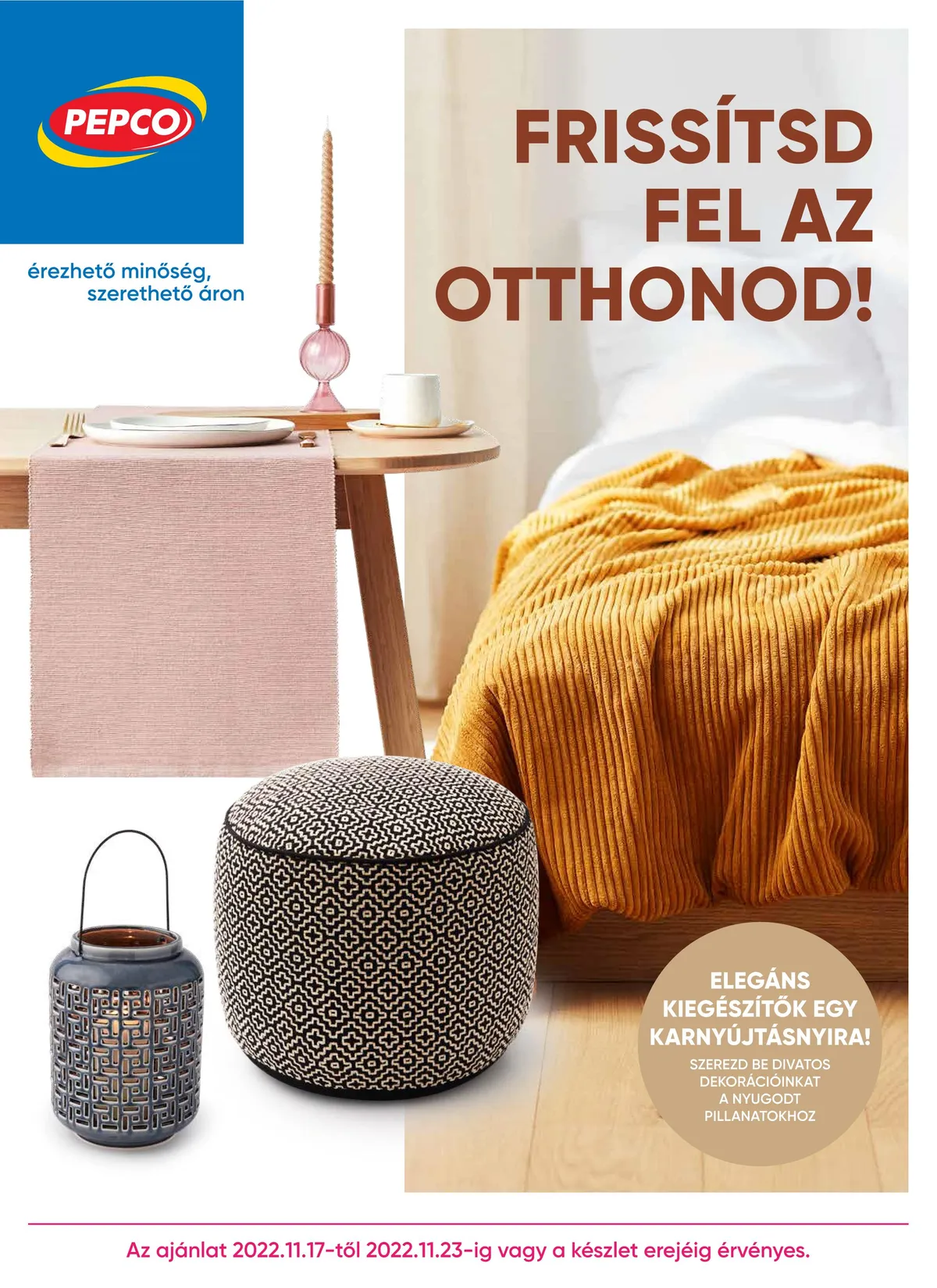 Pepco akciós újság 11.17–11.23
