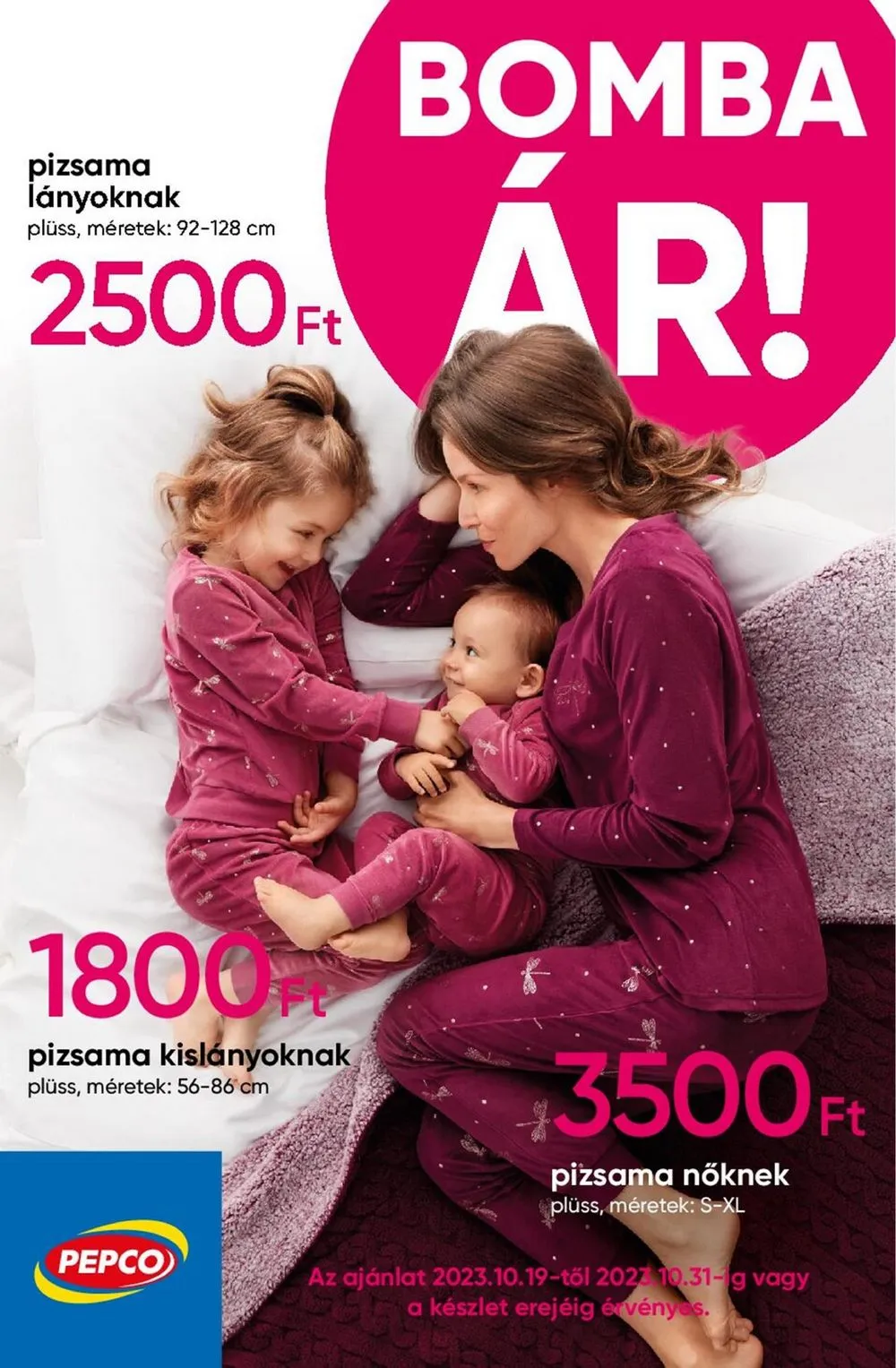 Pepco akciós újság 10.19–10.31