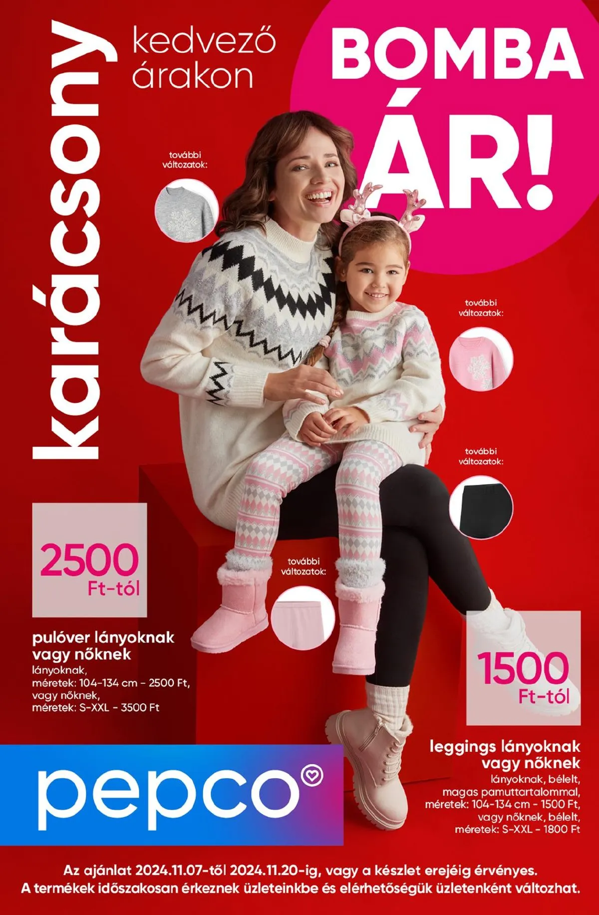 Pepco akciós újság 11.07–11.20