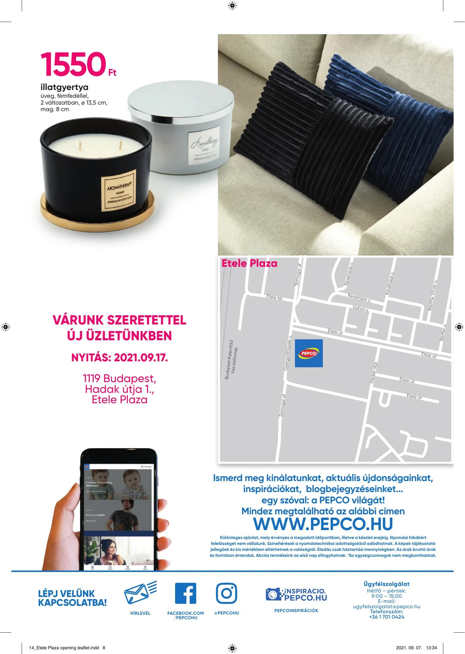 Pepco akciós újság Etele Plaza 09.17–09.22 – 8. oldal