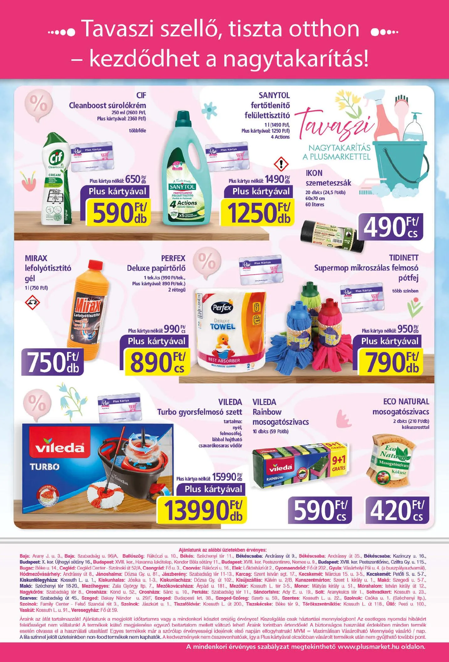 Plus akciós újság Market 04.02–04.11 – 8. oldal