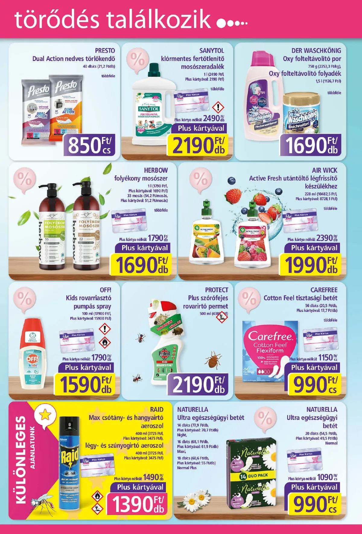 Plus akciós újság Market 05.07–05.16 – 3. oldal