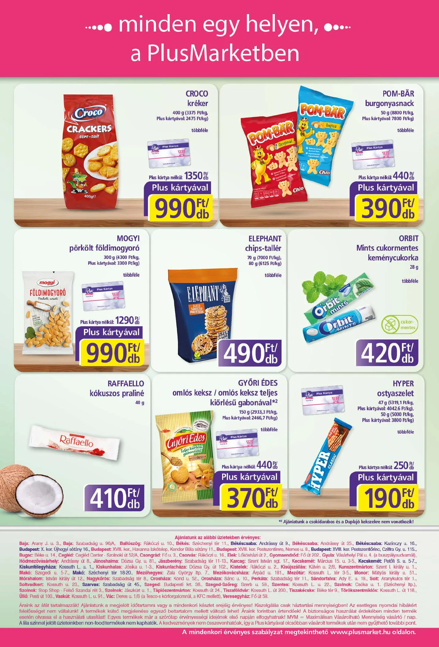 Plus akciós újság Market 08.05–08.15 – 8. oldal