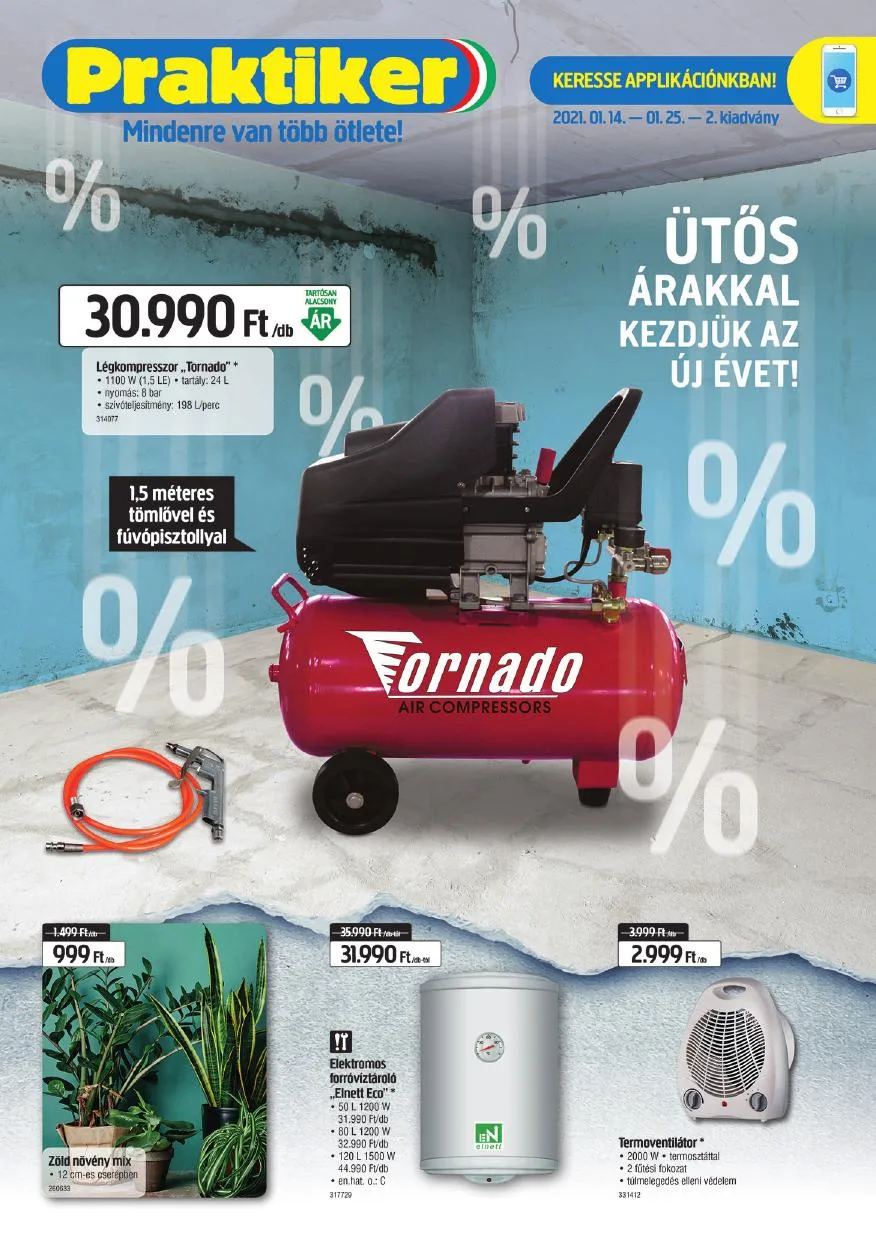Praktiker akciós újság 01.14–01.25