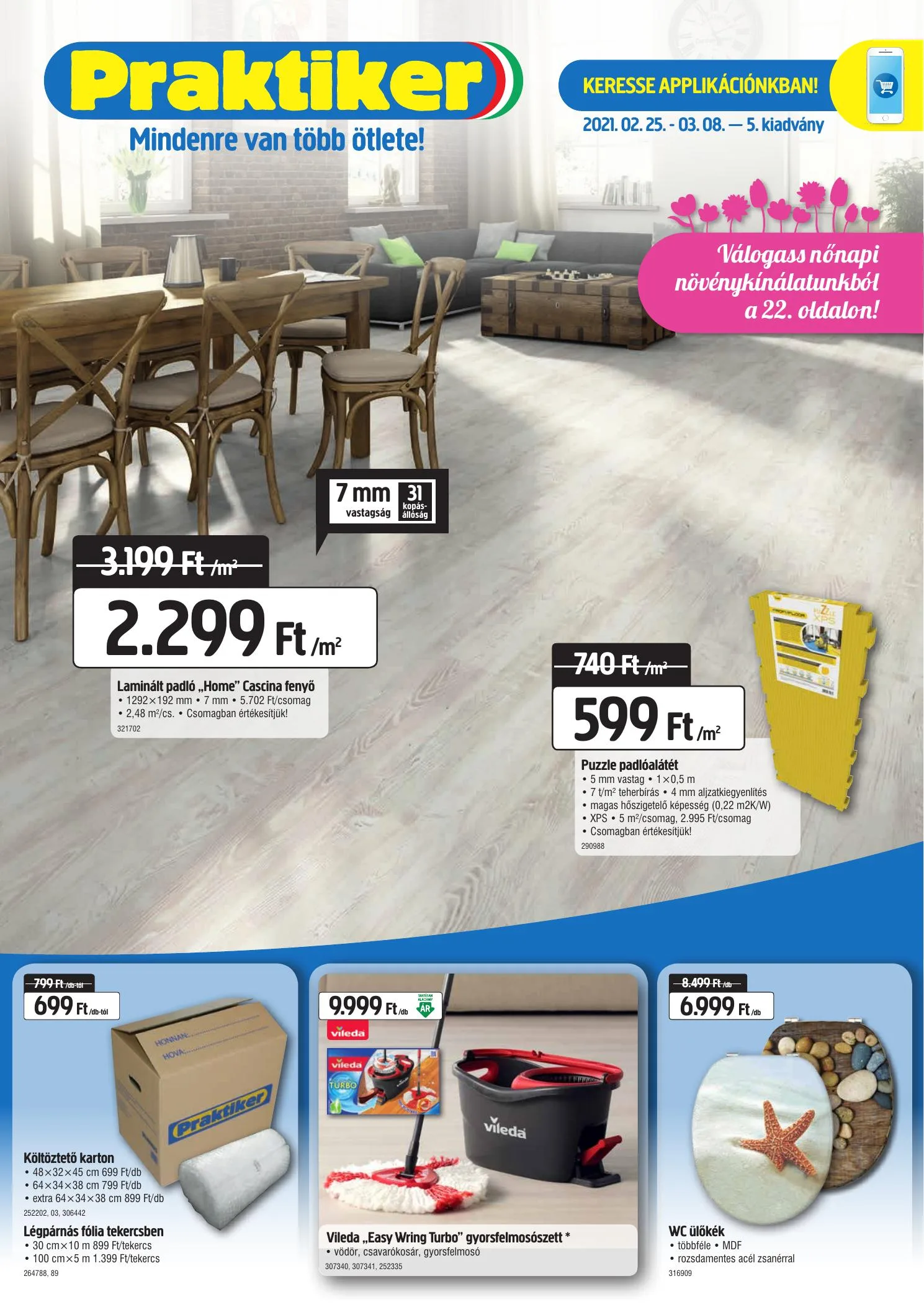 Praktiker akciós újság 02.25–03.08