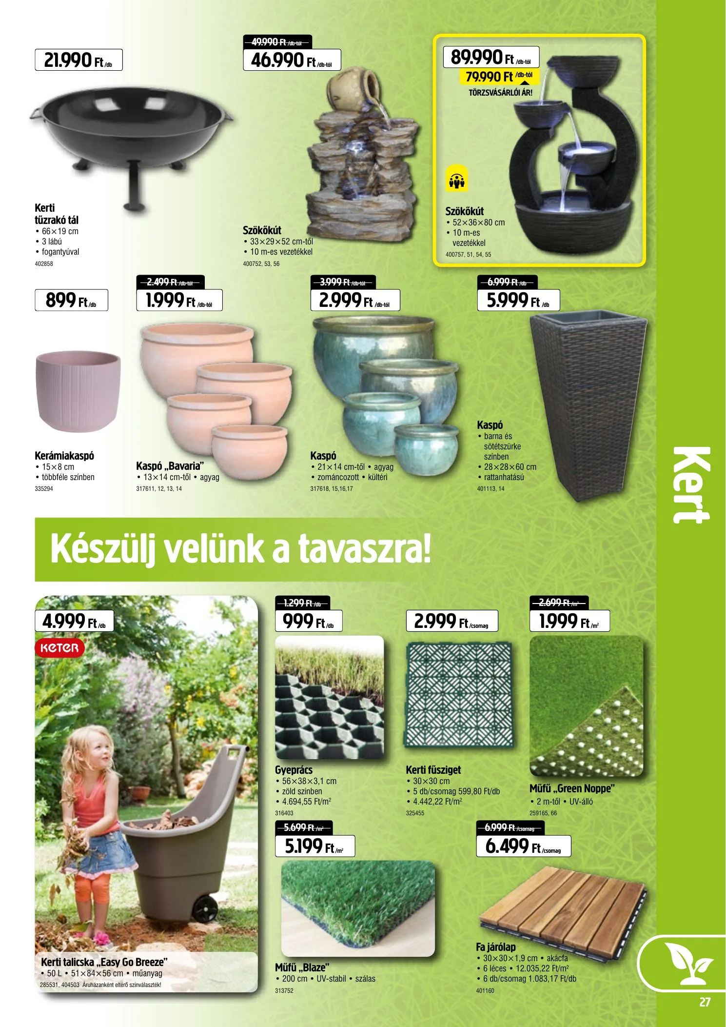 Praktiker akciós újság 03.25–04.03 – 27. oldal