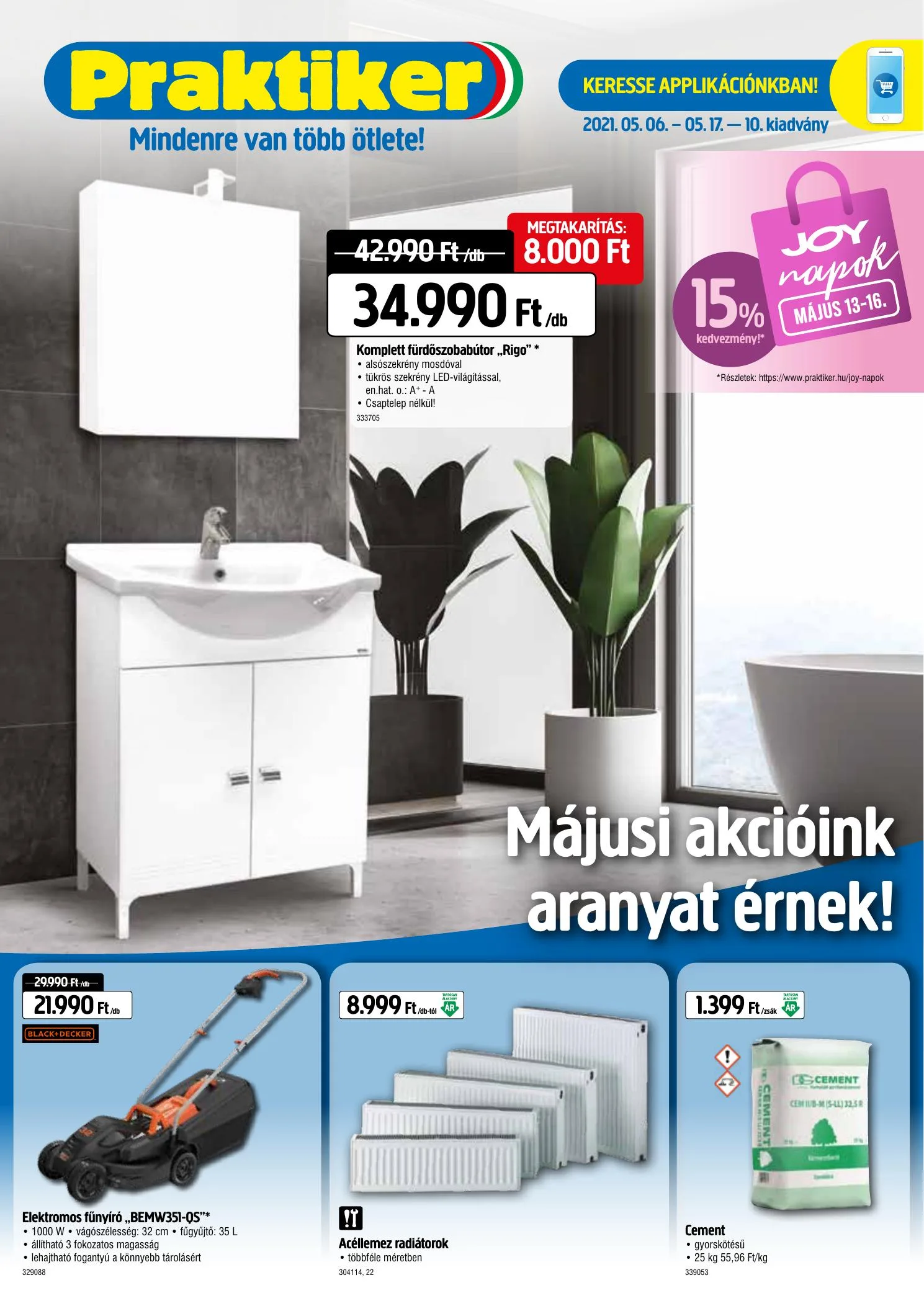 Praktiker akciós újság 05.06–05.17