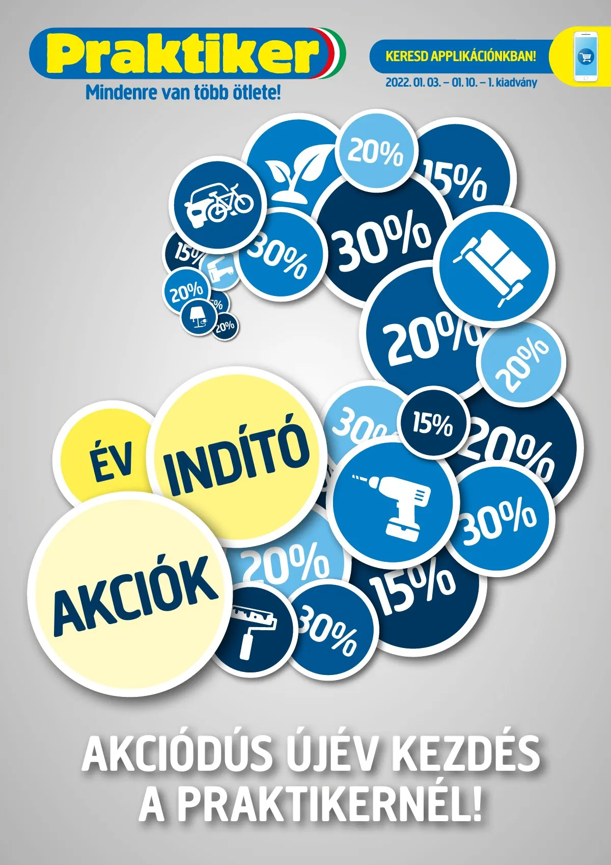 Praktiker akciós újság 01.03–01.03