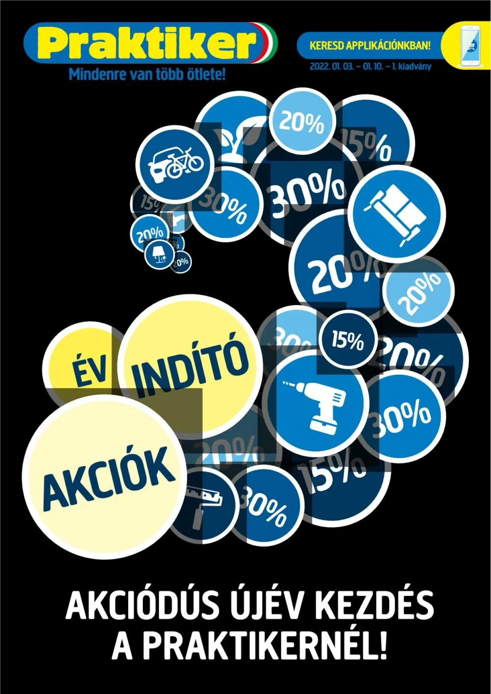 Praktiker akciós újság 01.03–01.10