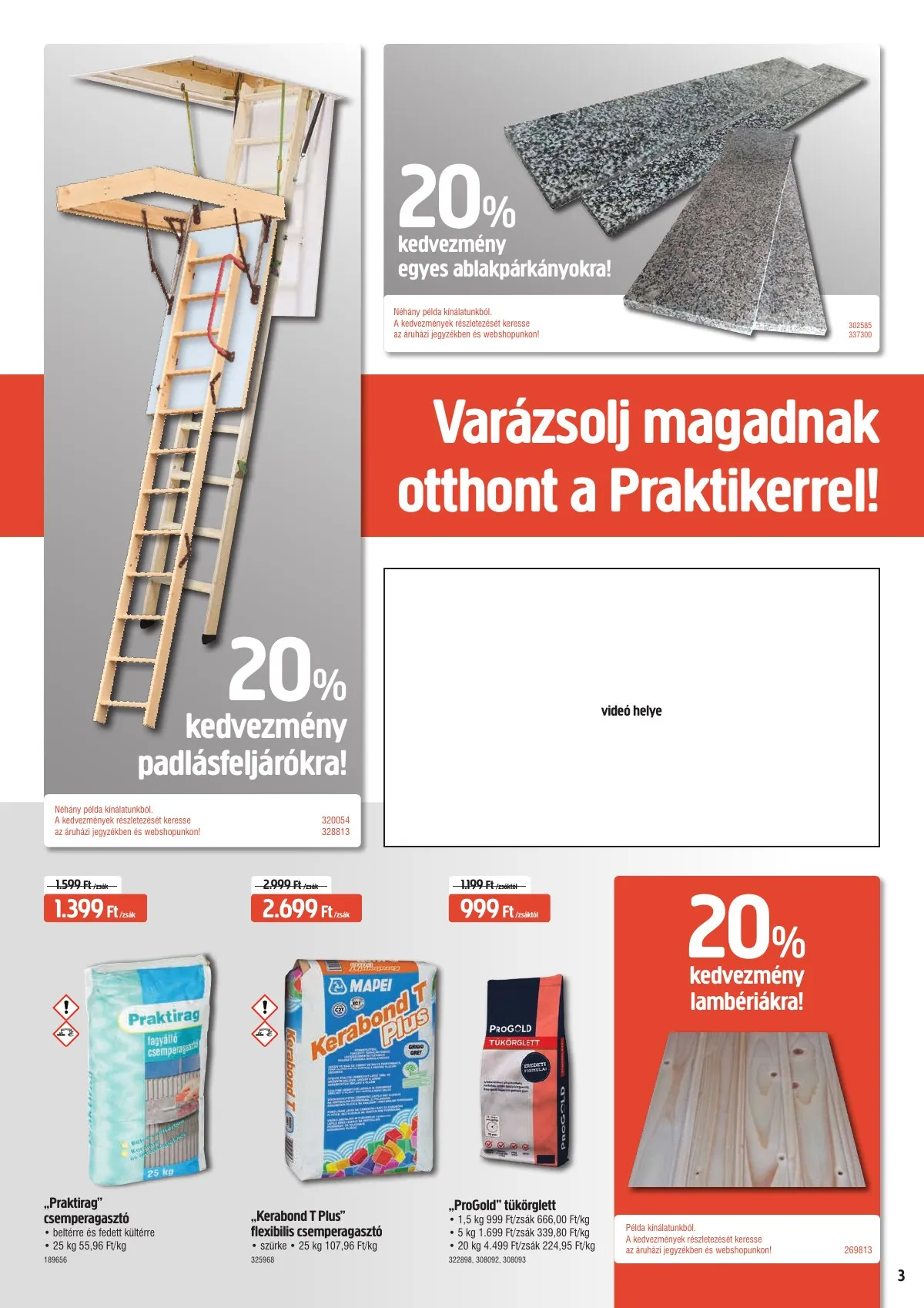 Praktiker akciós újság 01.13–01.13 – 3. oldal